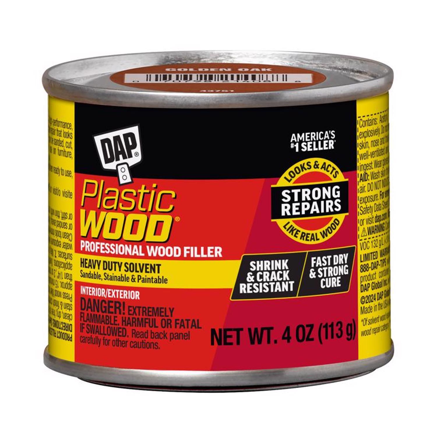 DAP Plastic Wood Golden Oak Wood Filler 4 oz