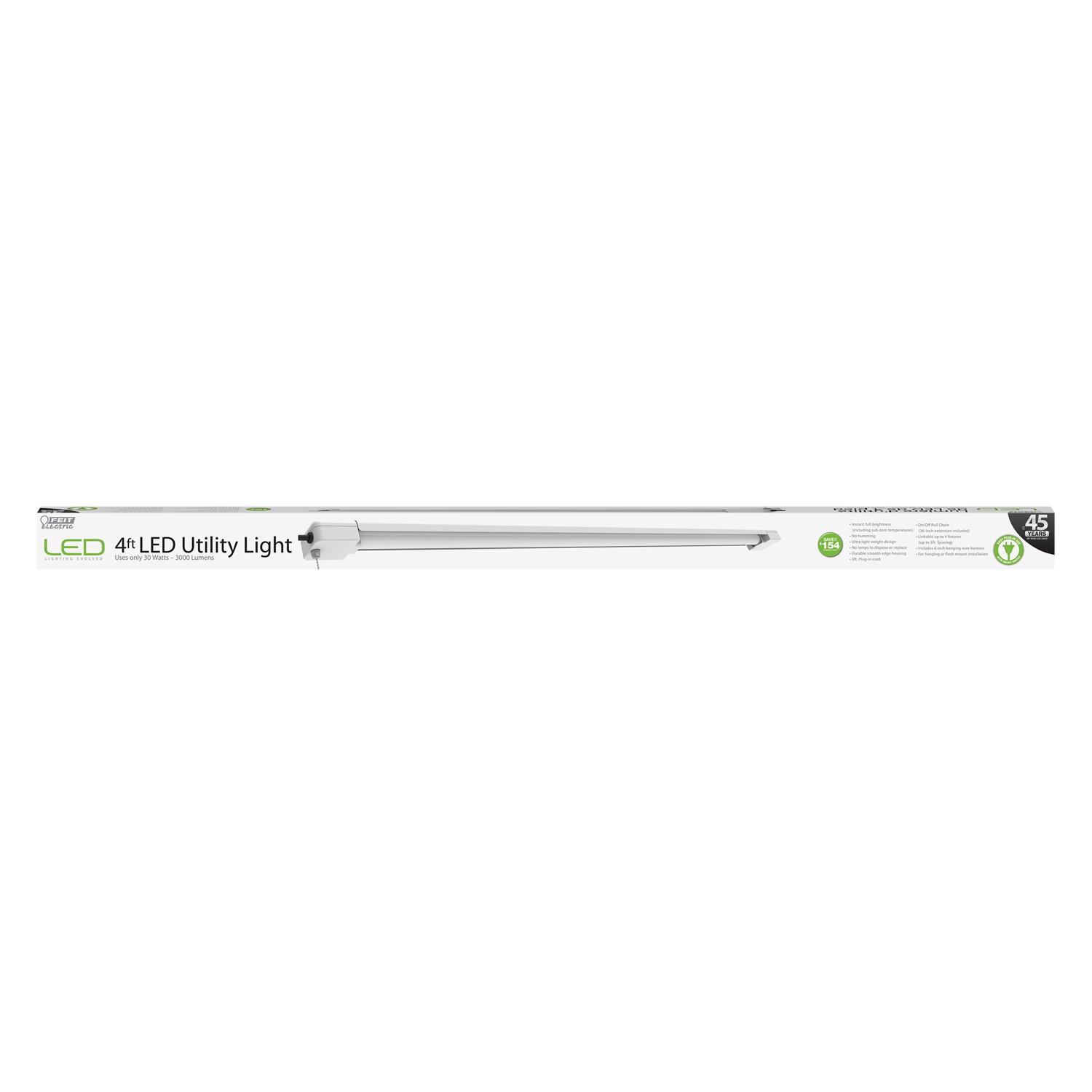 Feit SHOP 48 in. 1-Light each 30 W LED Shop Light