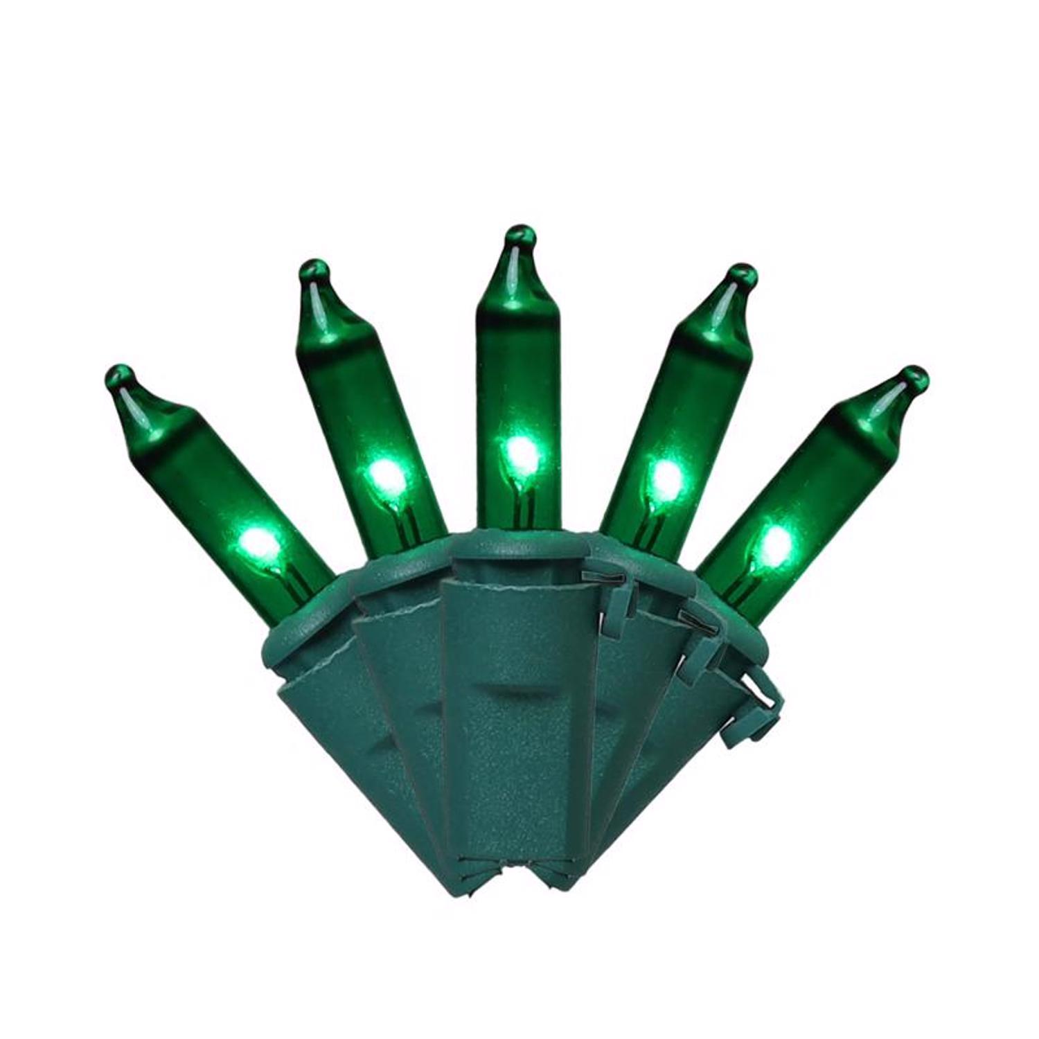 Celebrations Classic LED T5 Green 100 ct String Christmas Lights 24.75 ft.