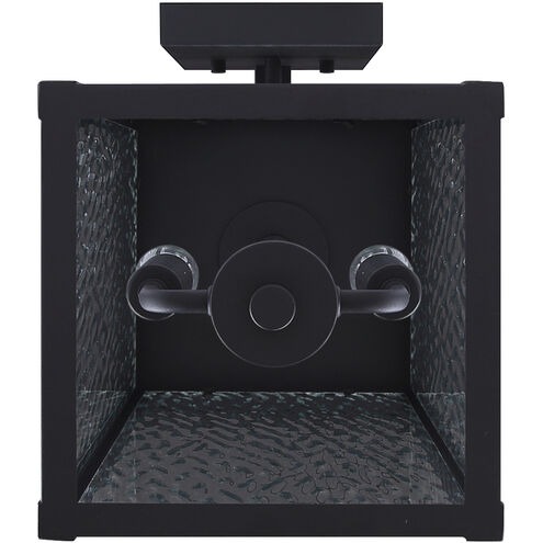 Canarm Shana 2 Light 22 in. Black Outdoor Wall Lantern