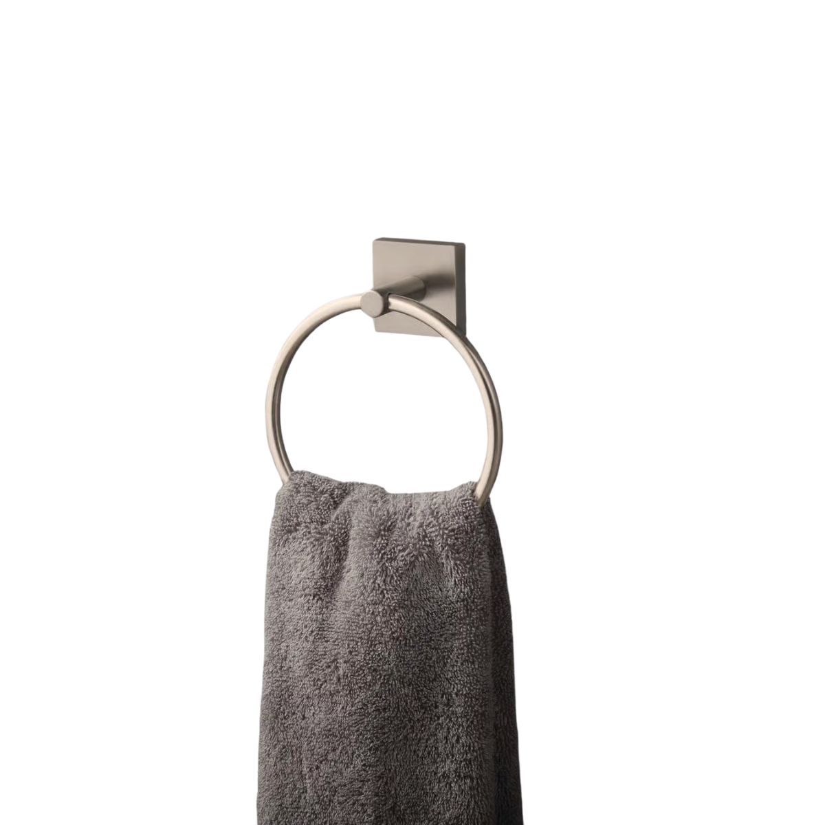 OakBrook Collection Brushed Nickel Towel Ring Die Cast Zinc