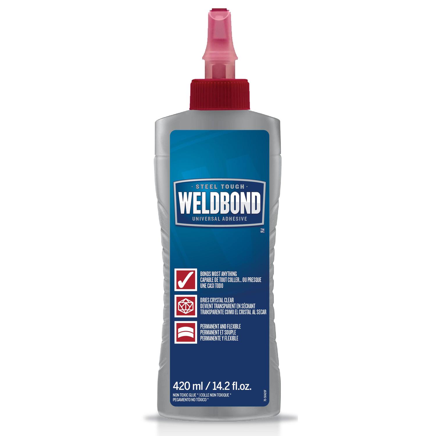 Weldbond High Strength Polyvinyl acetate homopolymer White All Purpose Adhesive 14.2 oz