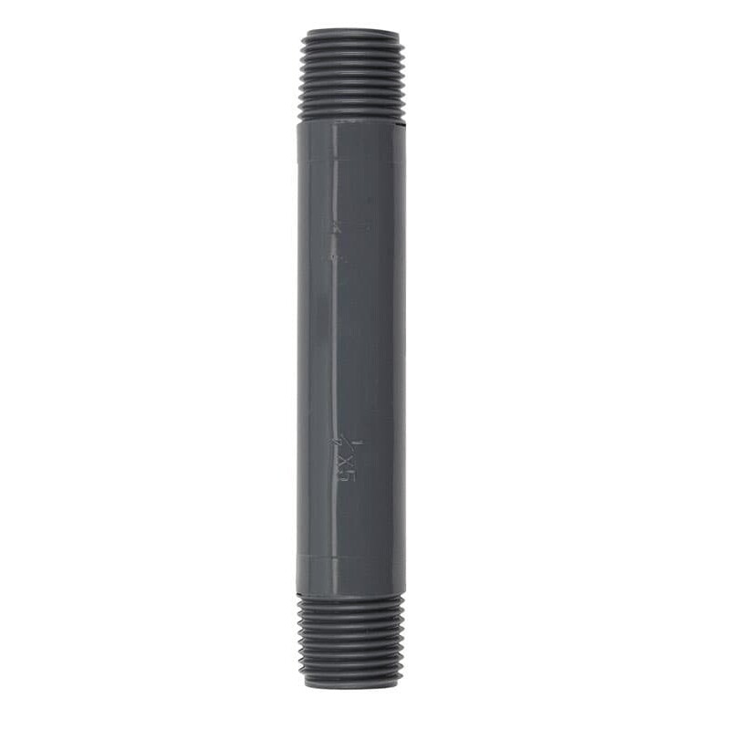 B&K Schedule 80 1/2 in. MIP X 1/2 in. D MIP PVC 5 in. Nipple 1 pk
