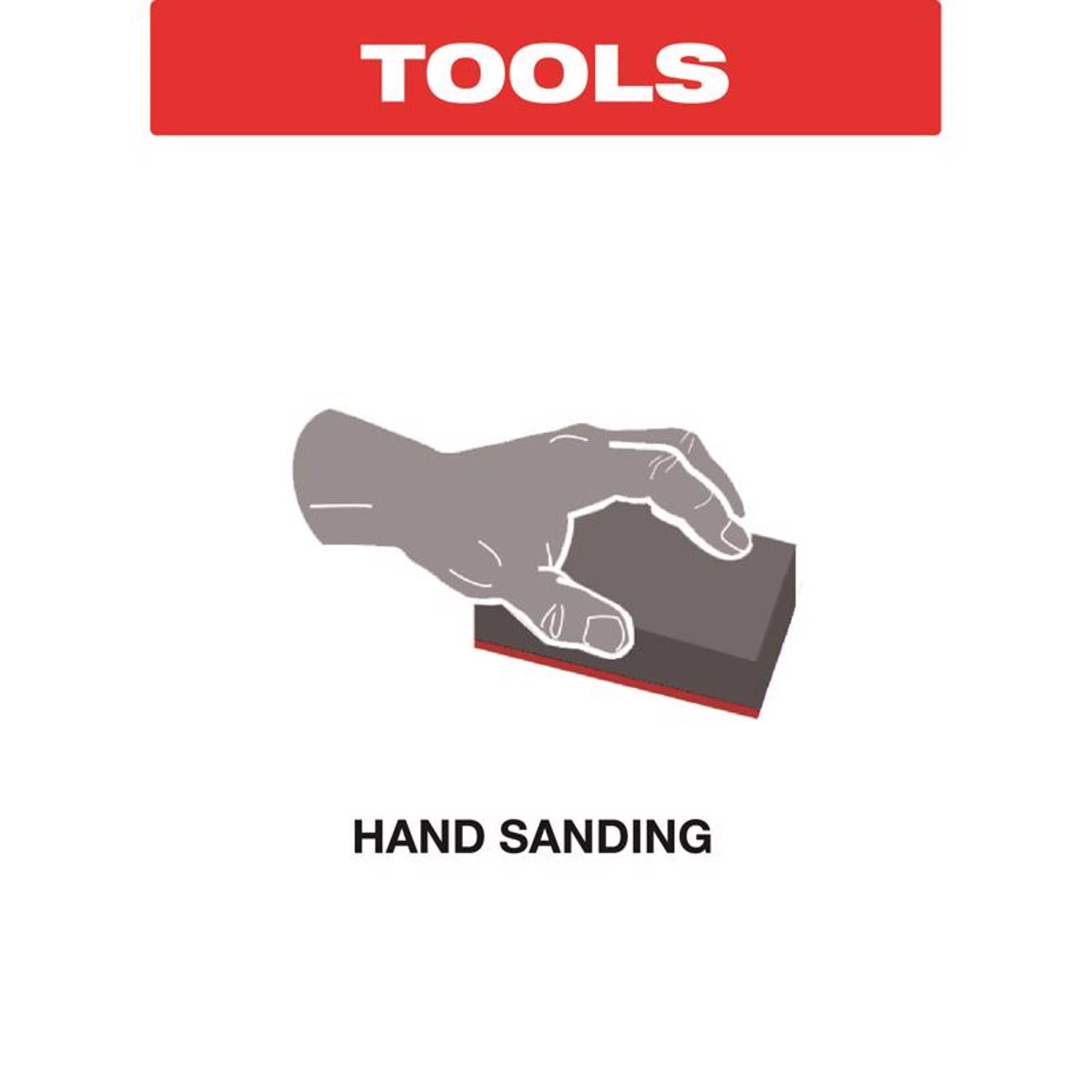 Diablo SandNet 5 in. L X 2-3/4 in. W 120 Grit Medium Block Hand Sanding Pad