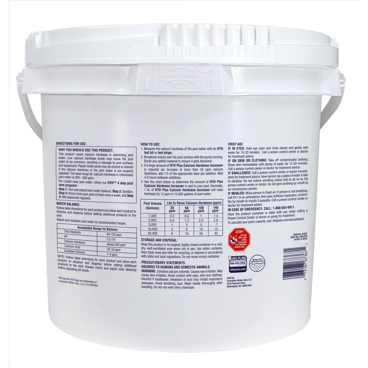 HTH PLUS Calcium Hardness Increaser 25 lb.