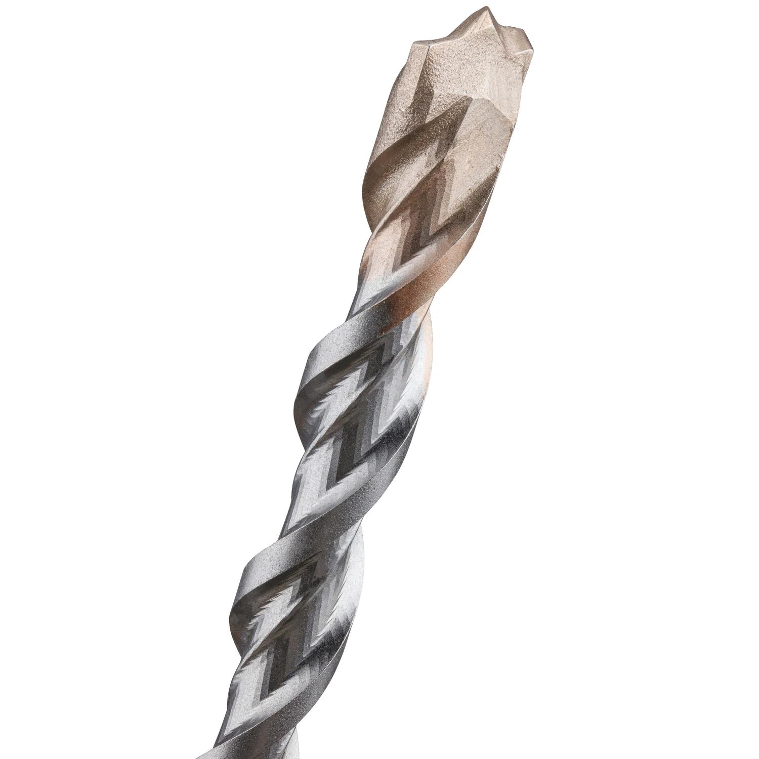 DeWalt 1/4 in. X 12 in. L Carbide Tipped Percussion Drill Bit 3-Flat Shank 1 pc