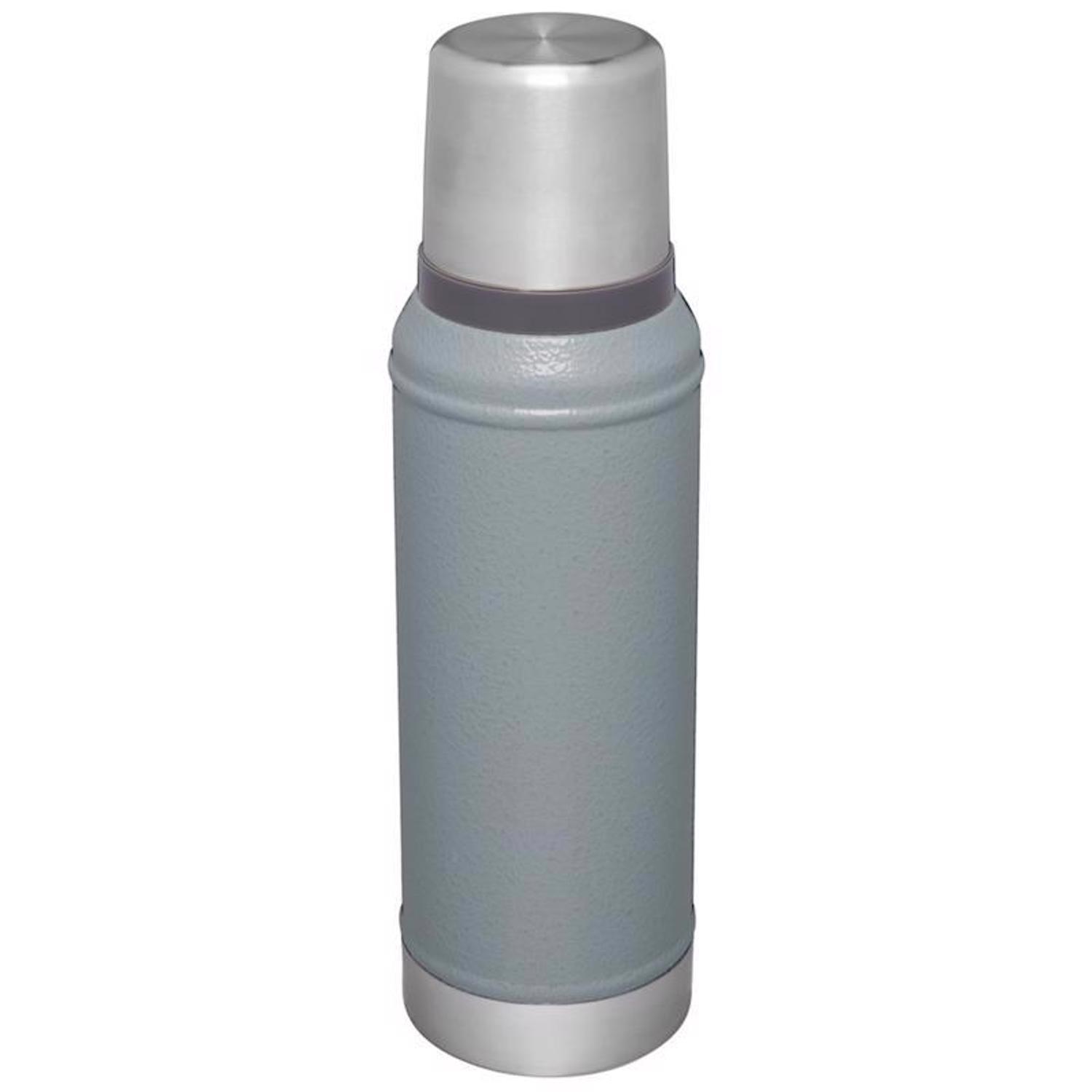 Stanley Classic Legendary 1 qt Hammertone SIlver BPA Free Insulated Bottle