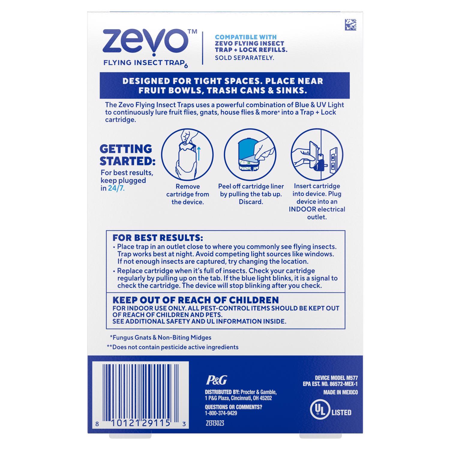 Zevo Insect Trap and Lure Kit 2 pk