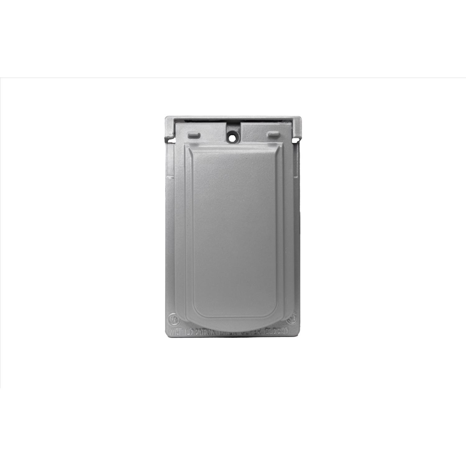 Sigma Engineered Solutions Rectangle Die-Cast Metal 1 gang 4.57 in. H X 2.83 in. W Vertical Duplex C