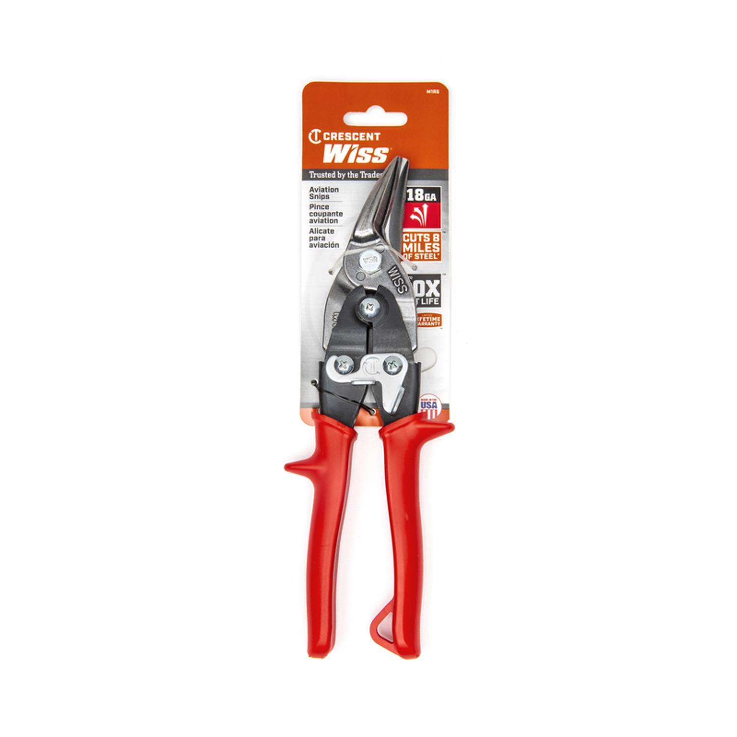 Crescent Wiss 9-3/4 in. Stainless Steel Left Compound Action Aviation Snips 18 Ga. 1 pk