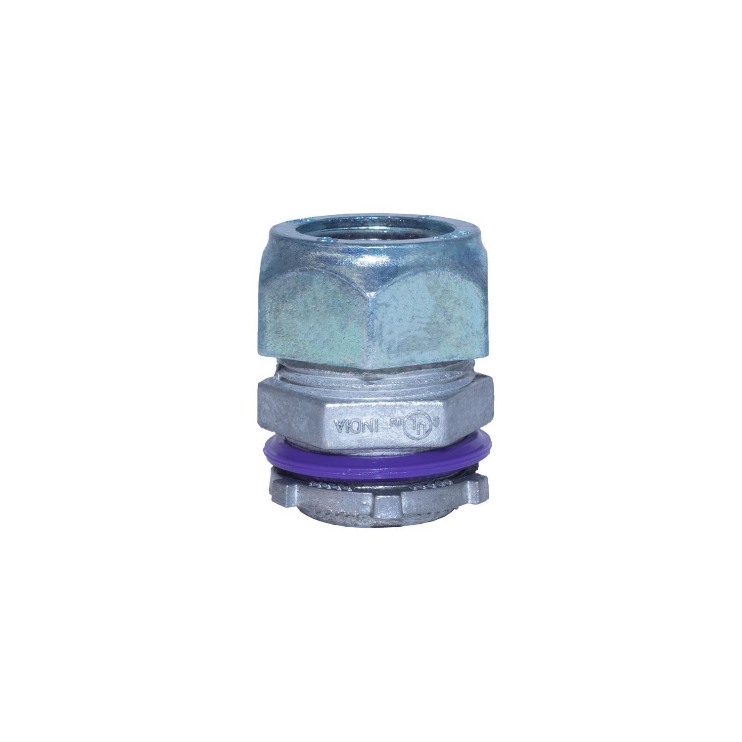 Sigma Engineered Solutions 1/2 in. D Die-Cast Zinc Rain-Tight Compression Connector For EMT 1 pk