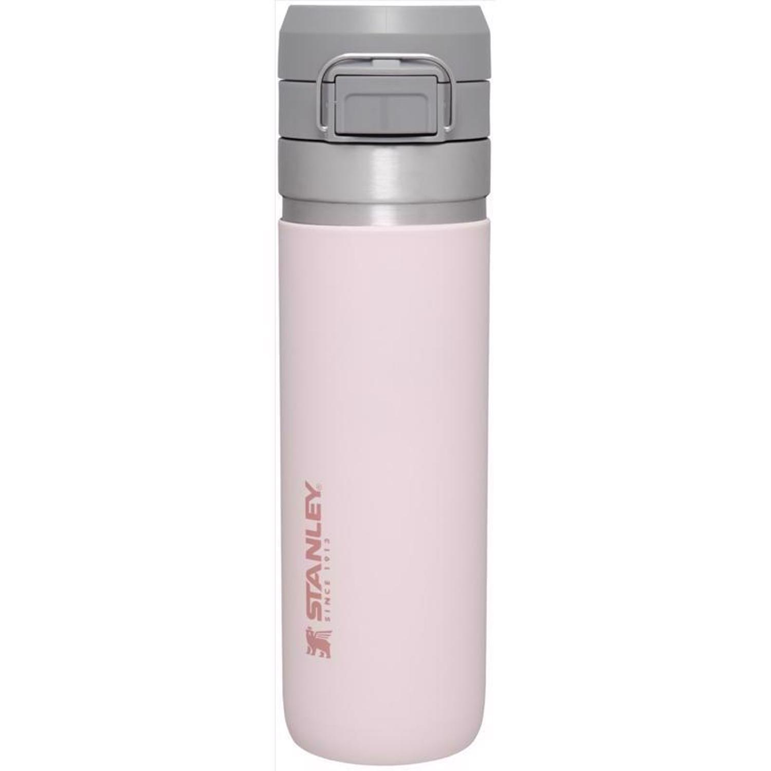 Stanley The Quick Flip 24 oz Rose Quartz BPA Free Double Wall Vacuum Insulation Insulated Bottle