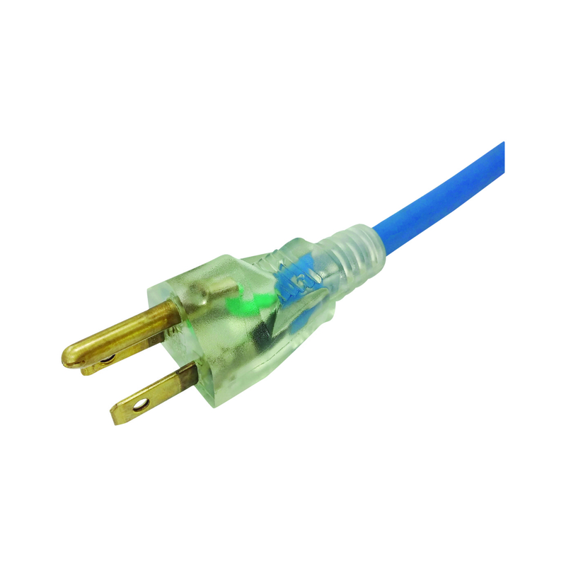 Ace Outdoor 50 ft. L Blue Extension Cord 14/3 SJOW