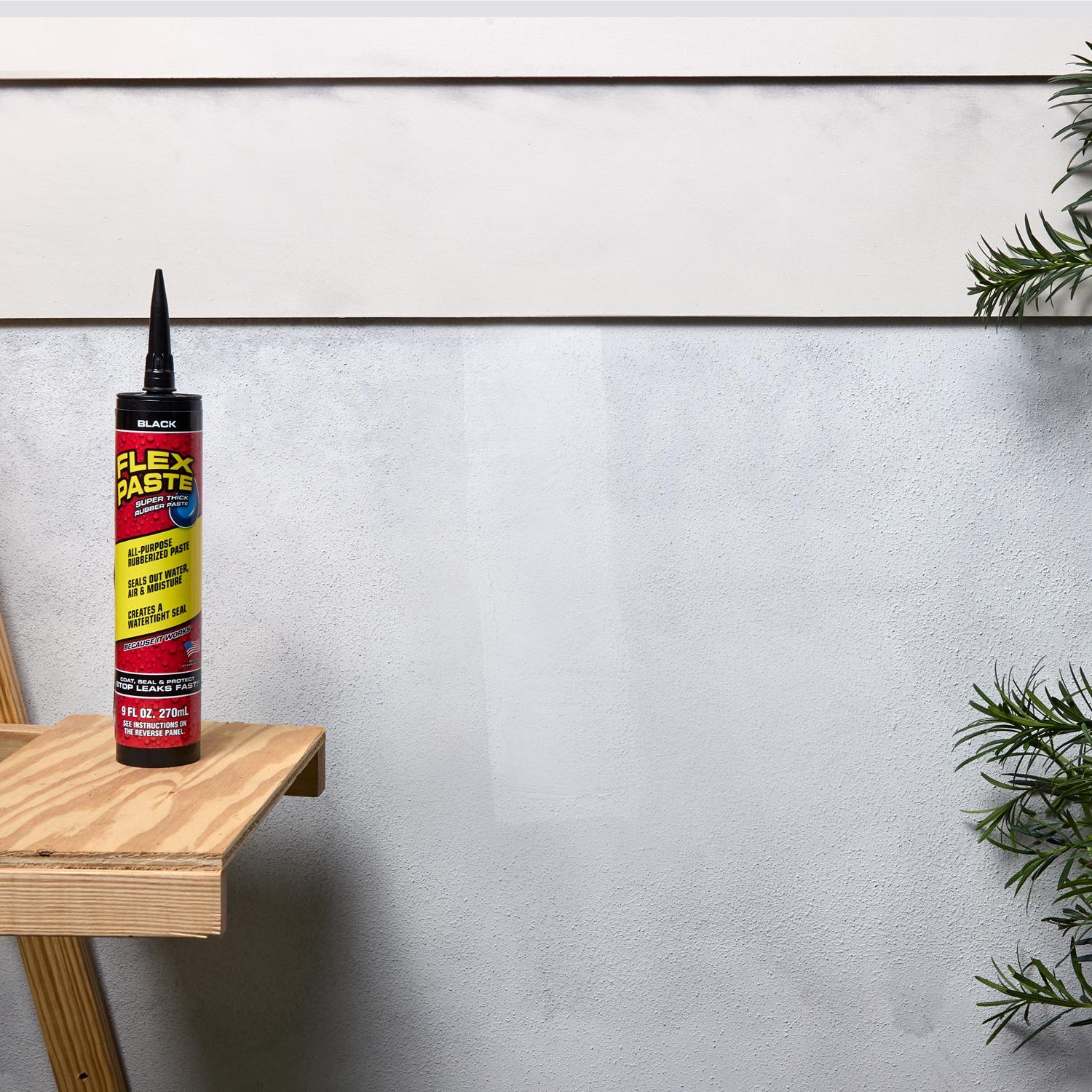 Flex Seal Family of Products Flex Paste Black Rubberized Paste 9 fl. oz.