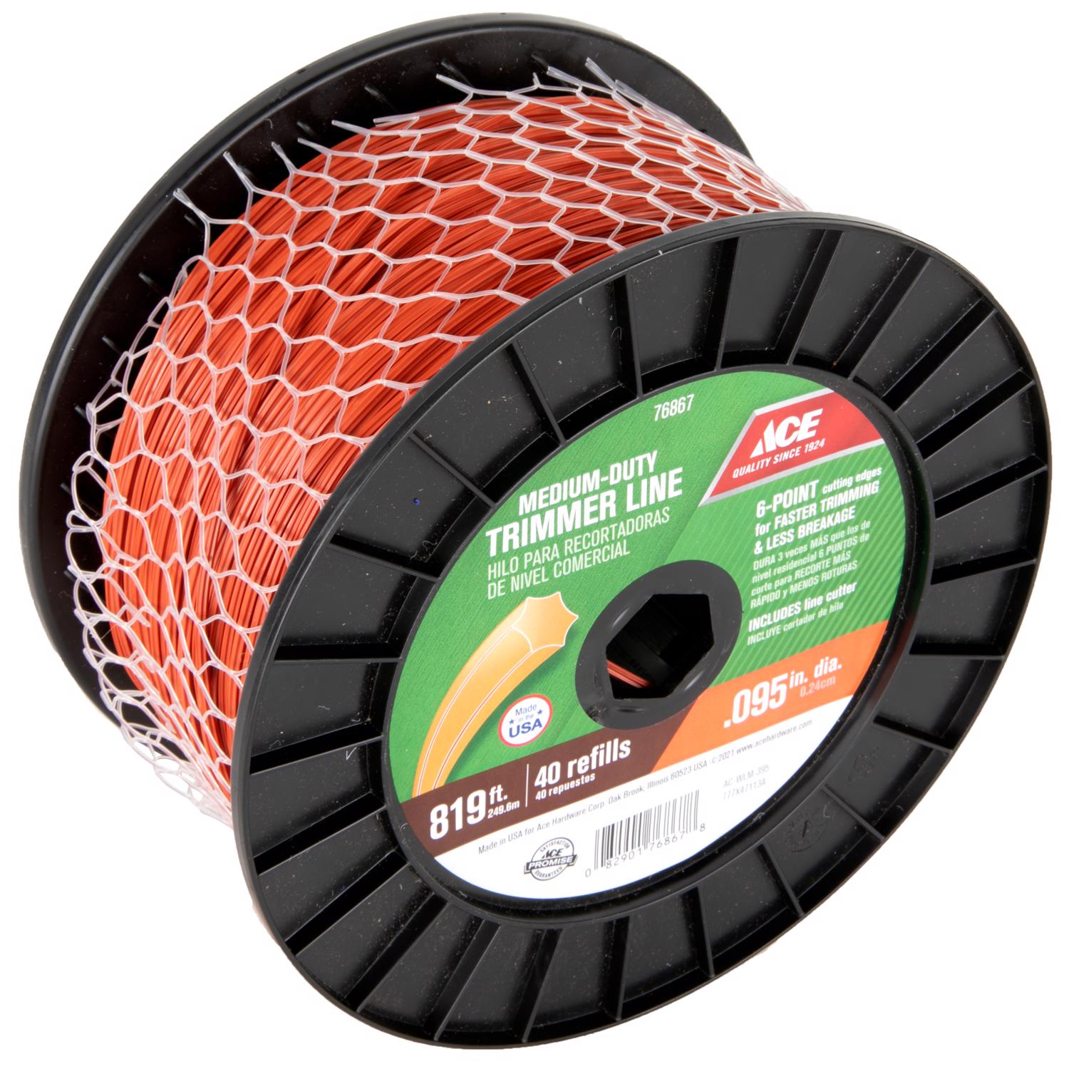 Ace Premium Commercial Grade 0.095 in. D X 819 ft. L Trimmer Line