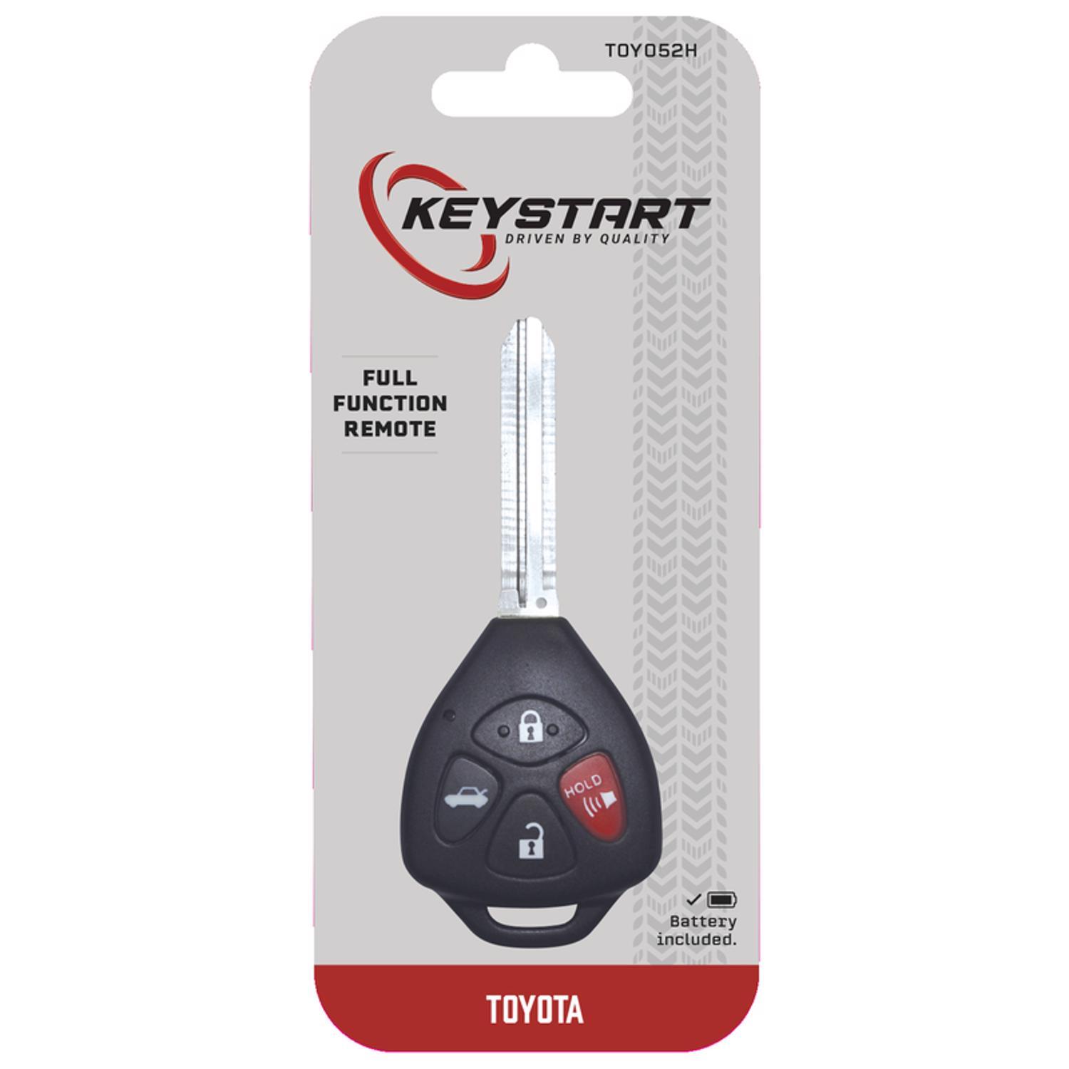 KeyStart TOY052 Advanced Security Automotive Remote HD Key Traditional Blade For Toyota