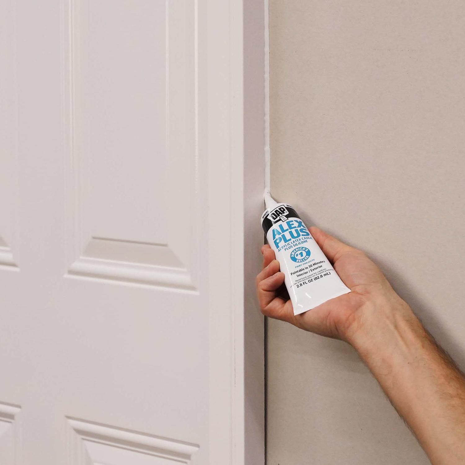 DAP Alex Plus White Siliconized Acrylic Latex All Purpose Caulk 2.8 fl. oz.
