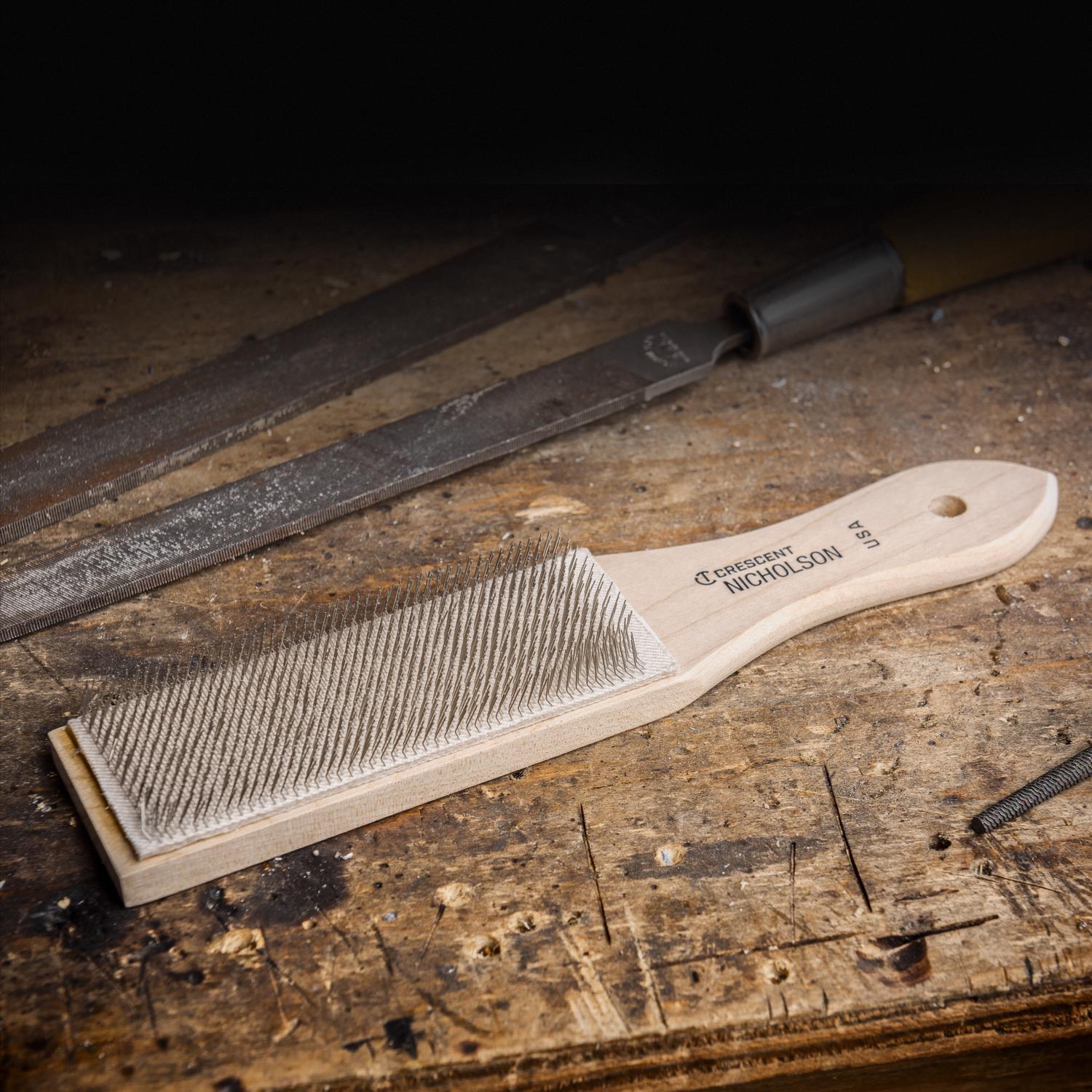 Crescent Nicholson 8 in. L X 2.85 in. W Wood File Cleaner 1 pc