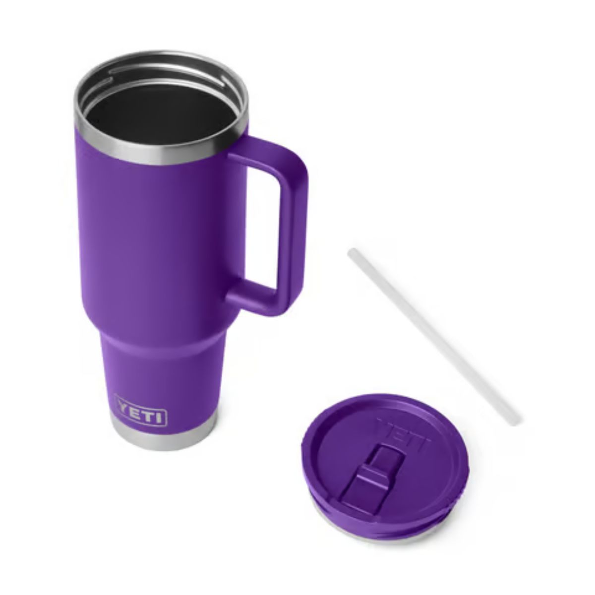YETI Rambler 40 oz. Pace Purple BPA Free Travel Straw Mug