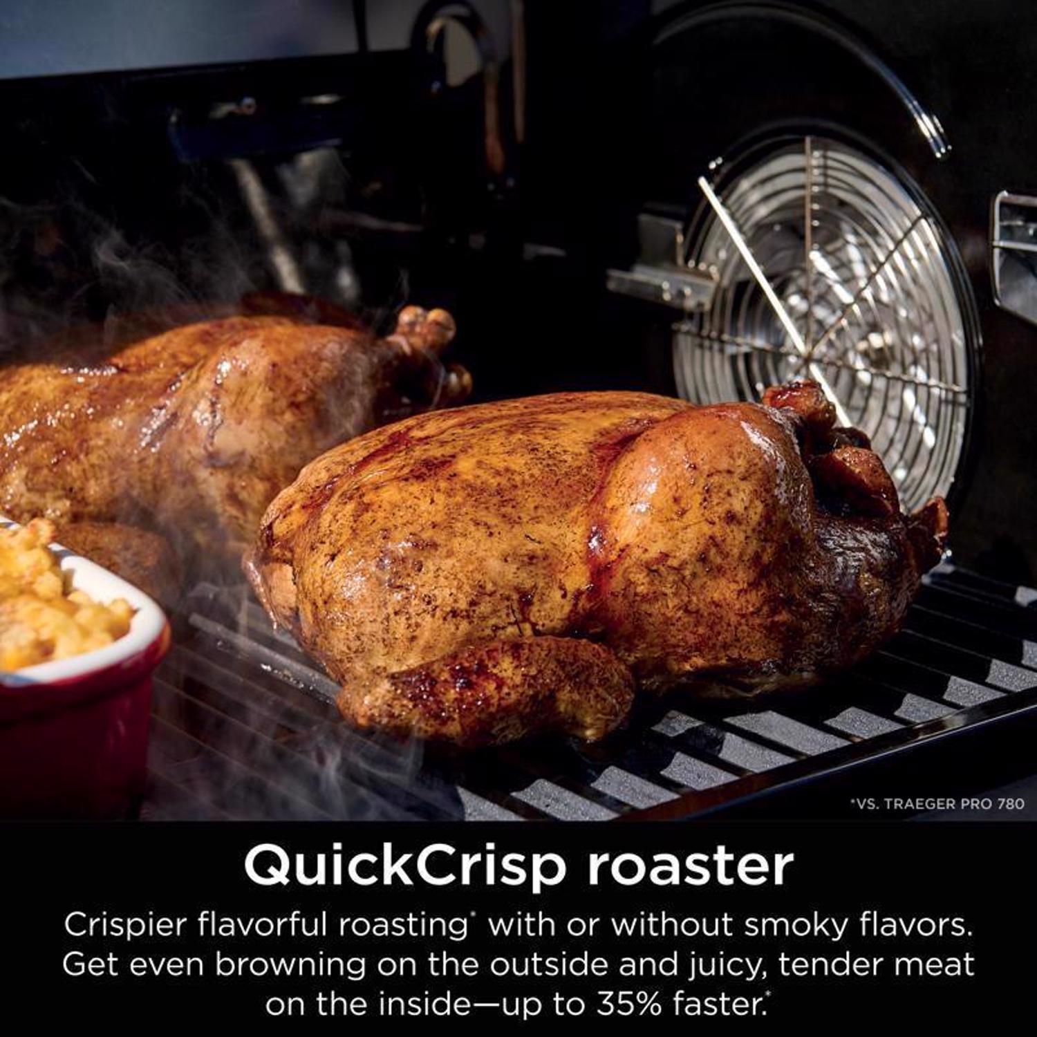 Ninja FlexFlame 3 Burner Liquid Propane Grill Black/Silver