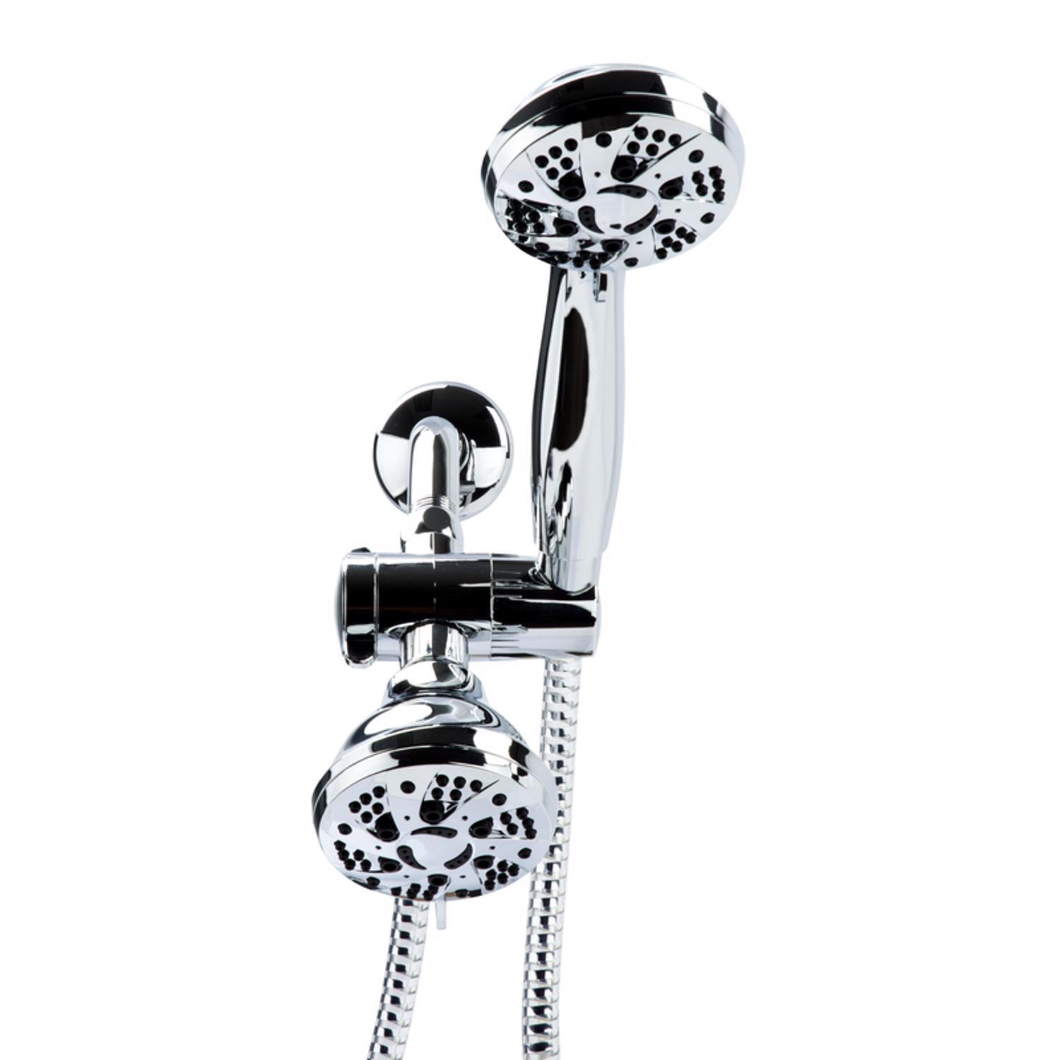 OakBrook Chrome PVC 5 settings Showerhead Combo 1.8 gpm