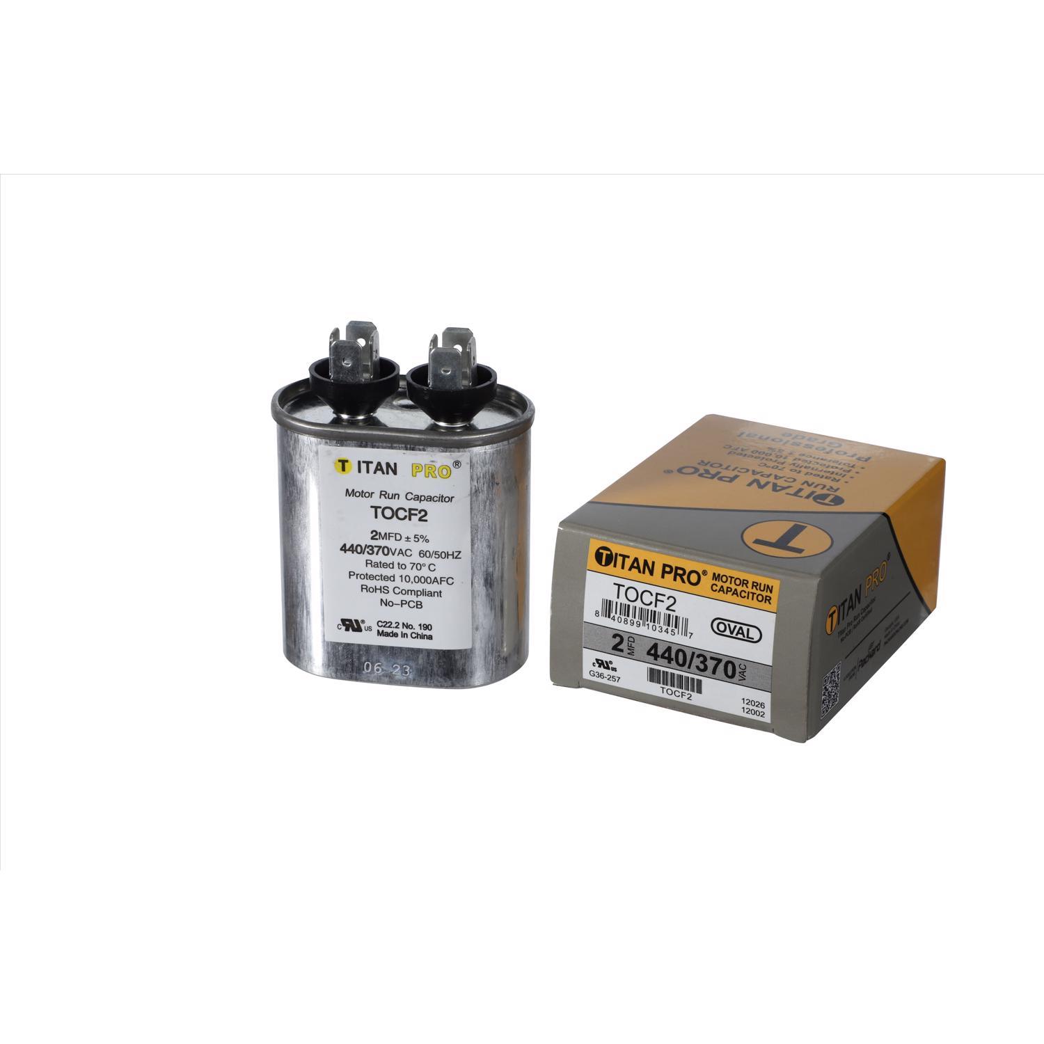 Titan Pro 2 MFD 440 V Oval Run Capacitor