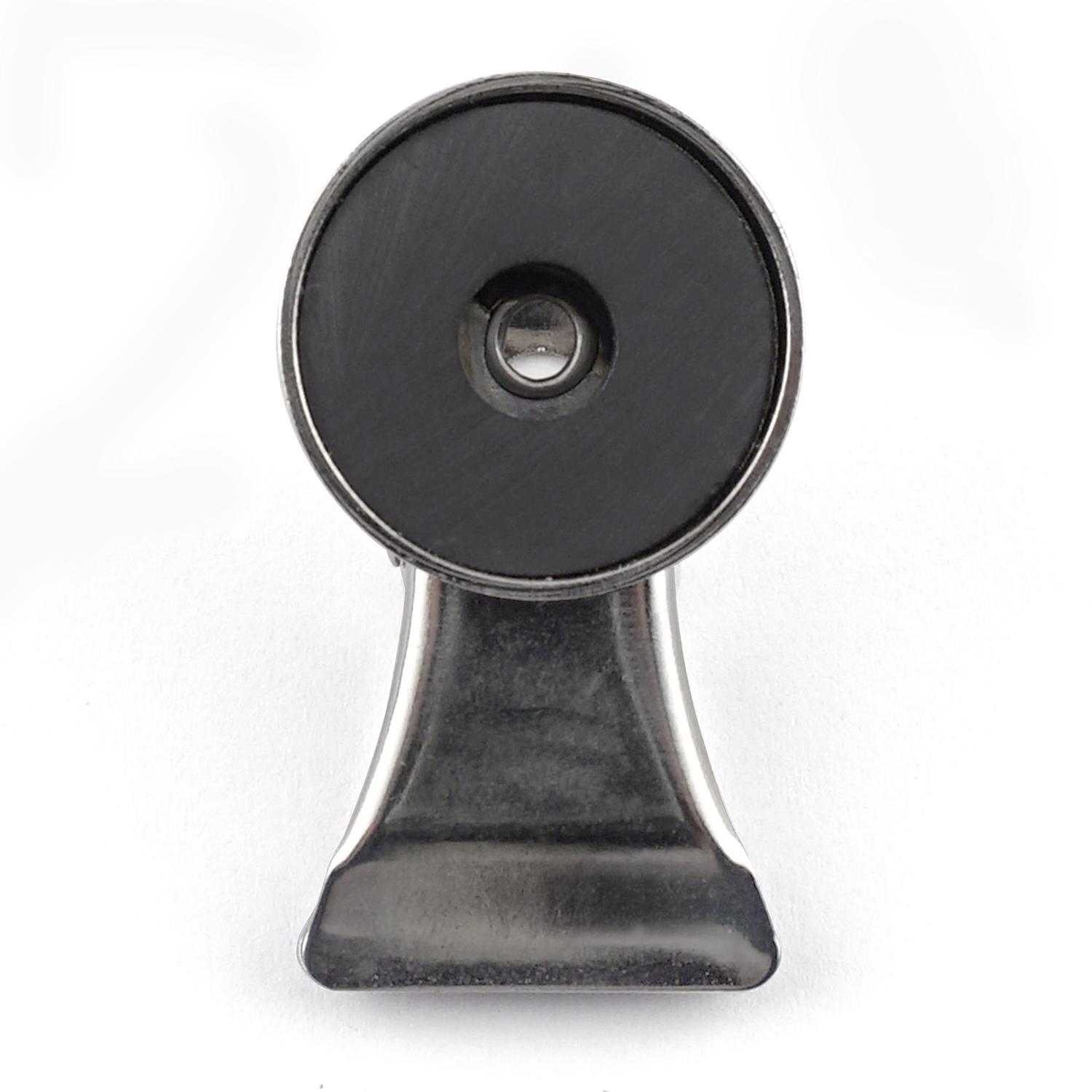 Magnet Source 1.8 in. L X 1 in. W Silver Clip Magnetic Clips 3 lb. pull 2 pc
