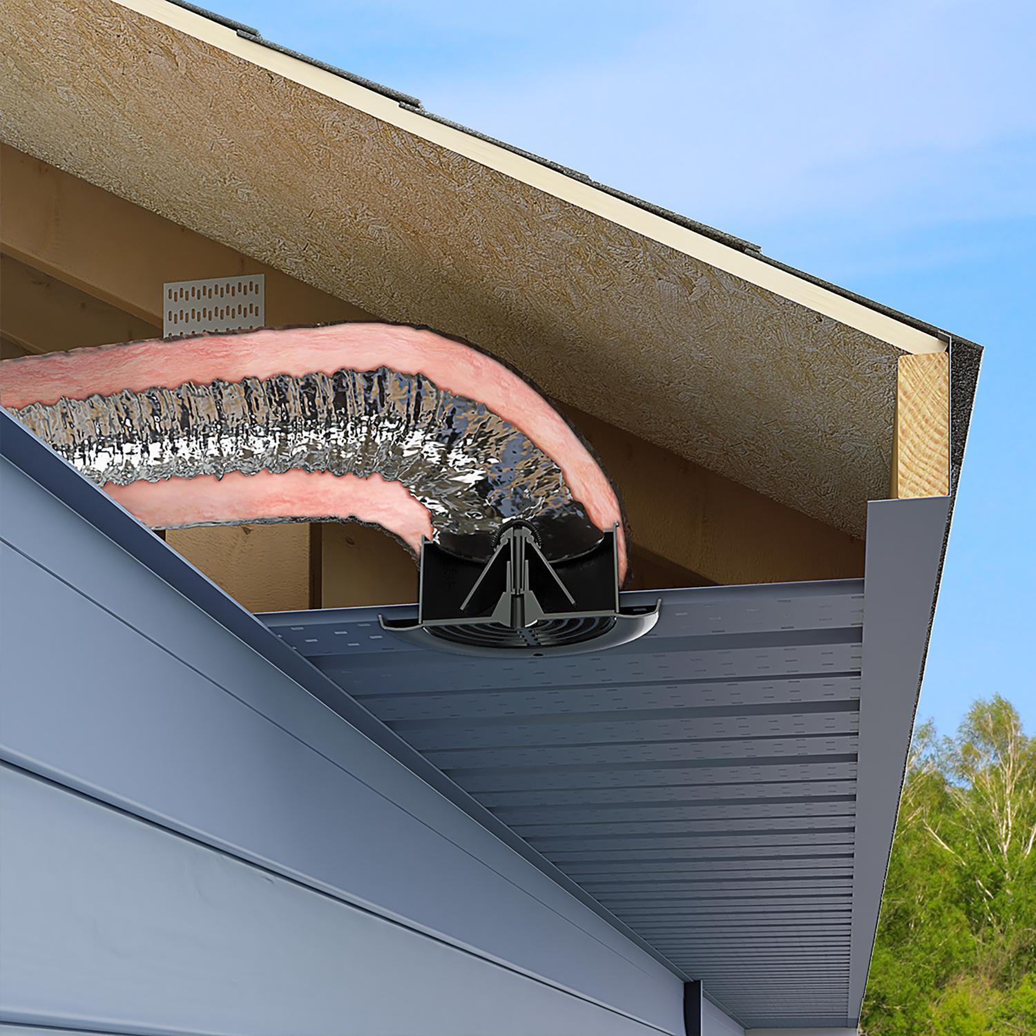 Imperial R6.0 25 ft. L X 6 in. D Silver Poly Duct