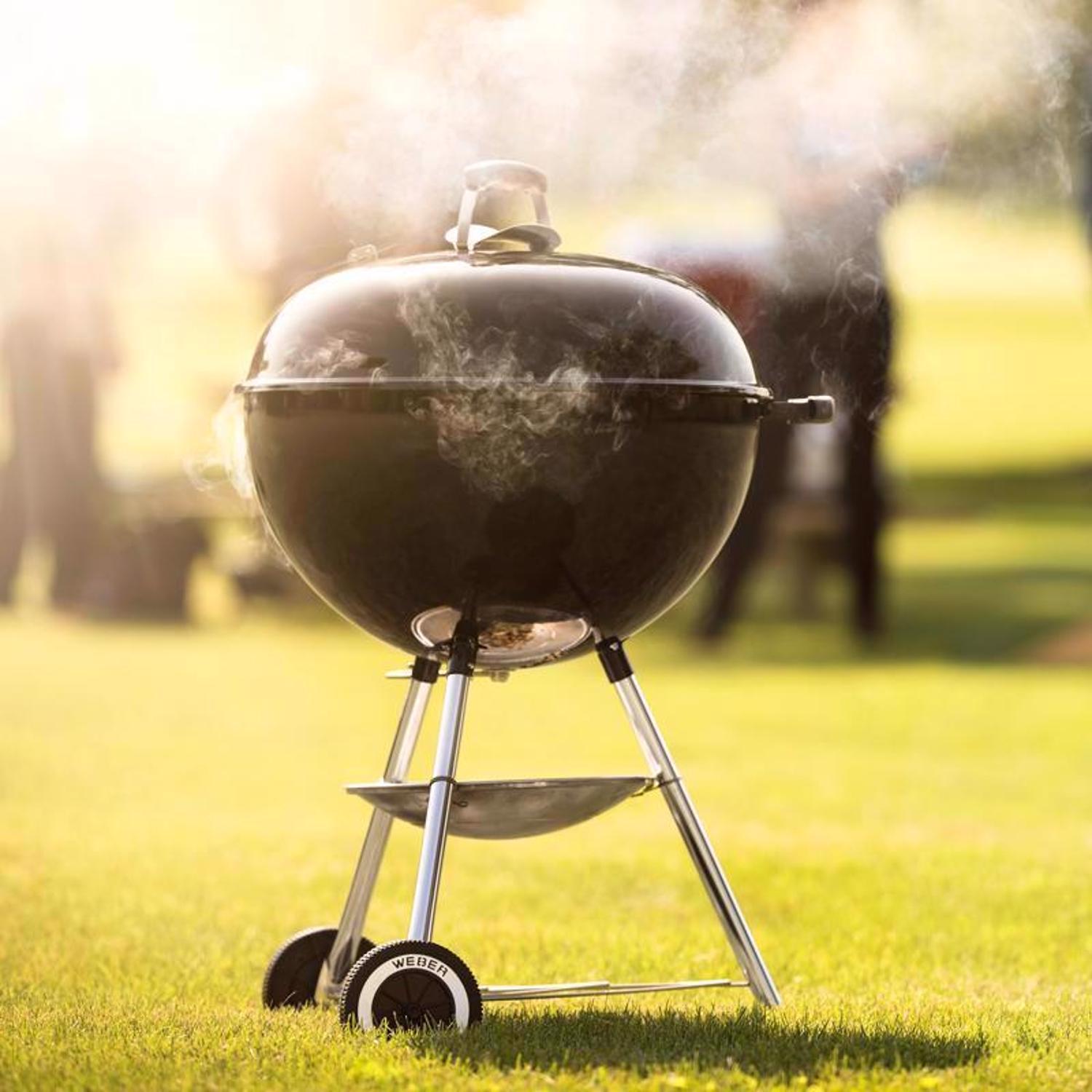 Weber 22 in. Original Kettle Charcoal Grill Black | Stine Home +