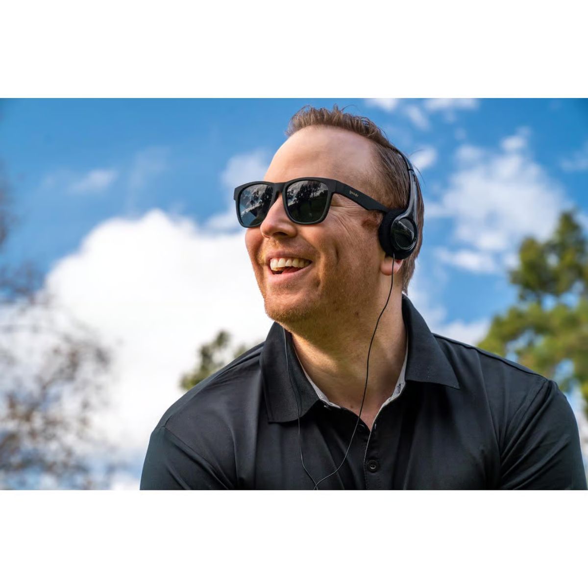 goodr BFG - Hooked on Onyx Sunglasses Unisex Black Frame Black Lens Polarized
