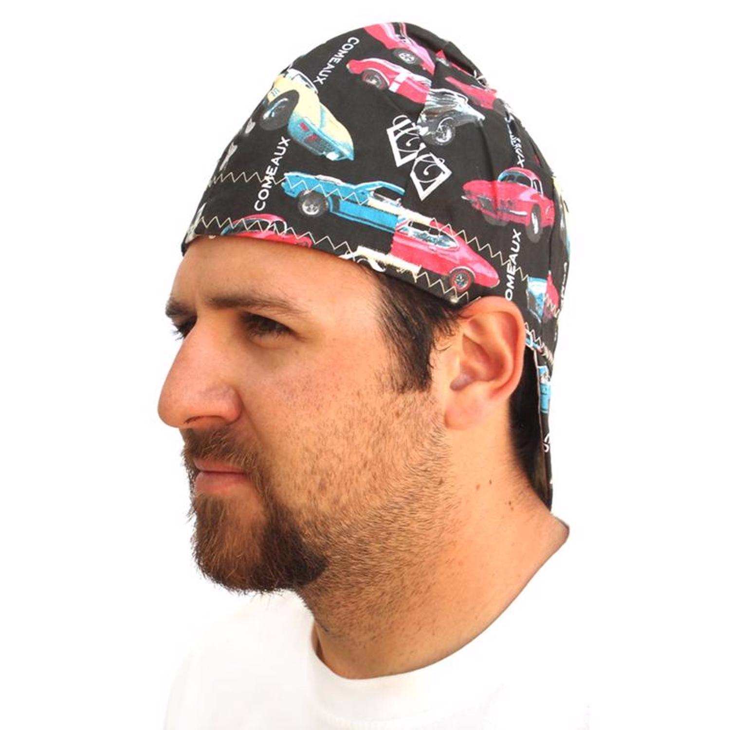 Forney 7.75 in. H X 7.75 in. W Cotton Welding Cap Multicolored 1 pc