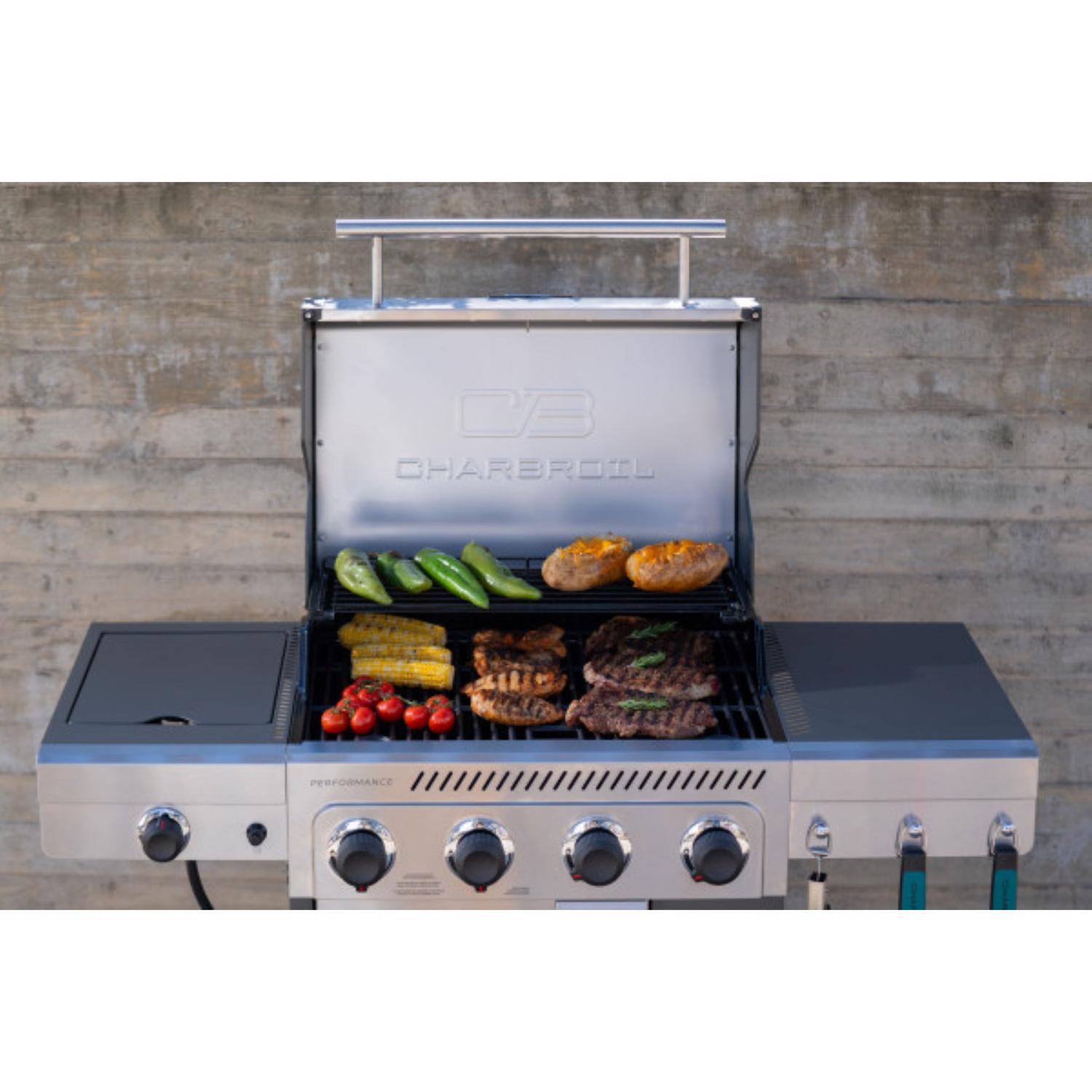 Charbroil Performance Series 4 Burner Liquid Propane Grill Black/Silver