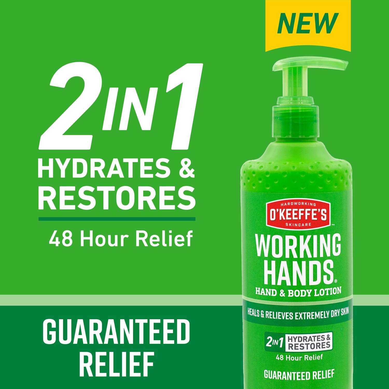 O'Keeffe's Working Hands Unscented Scent Hand and Body Lotion 12 oz 1 pk