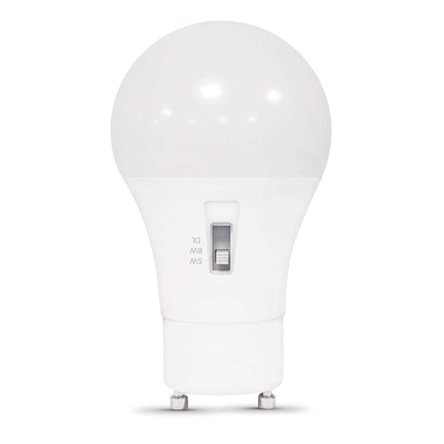 Feit A19 GU24 LED Bulb Color Changing 60 Watt Equivalence 1 pk