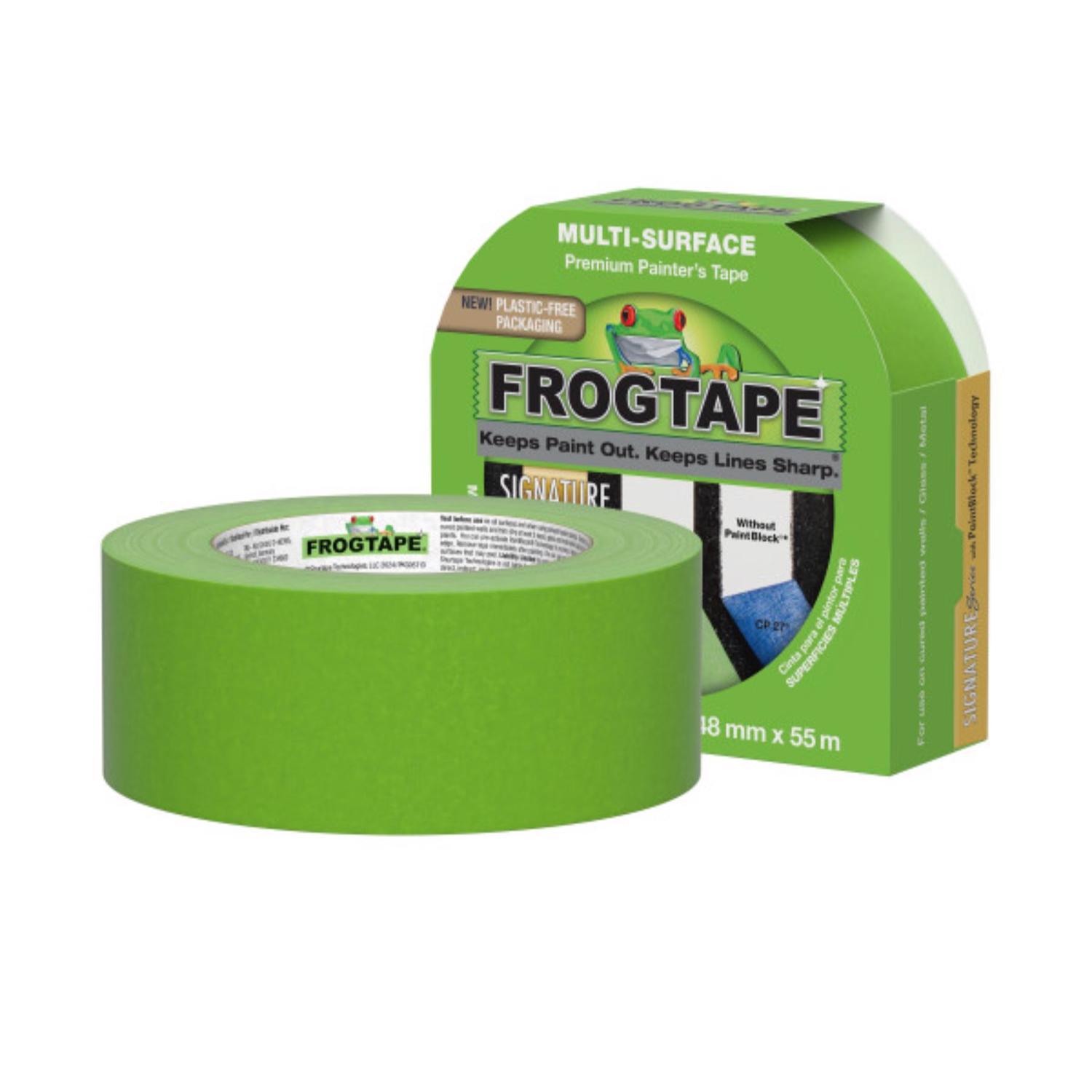 FrogTape 1.88 in. W X 60 yd L Green Medium Strength Painter's Tape 1 pk