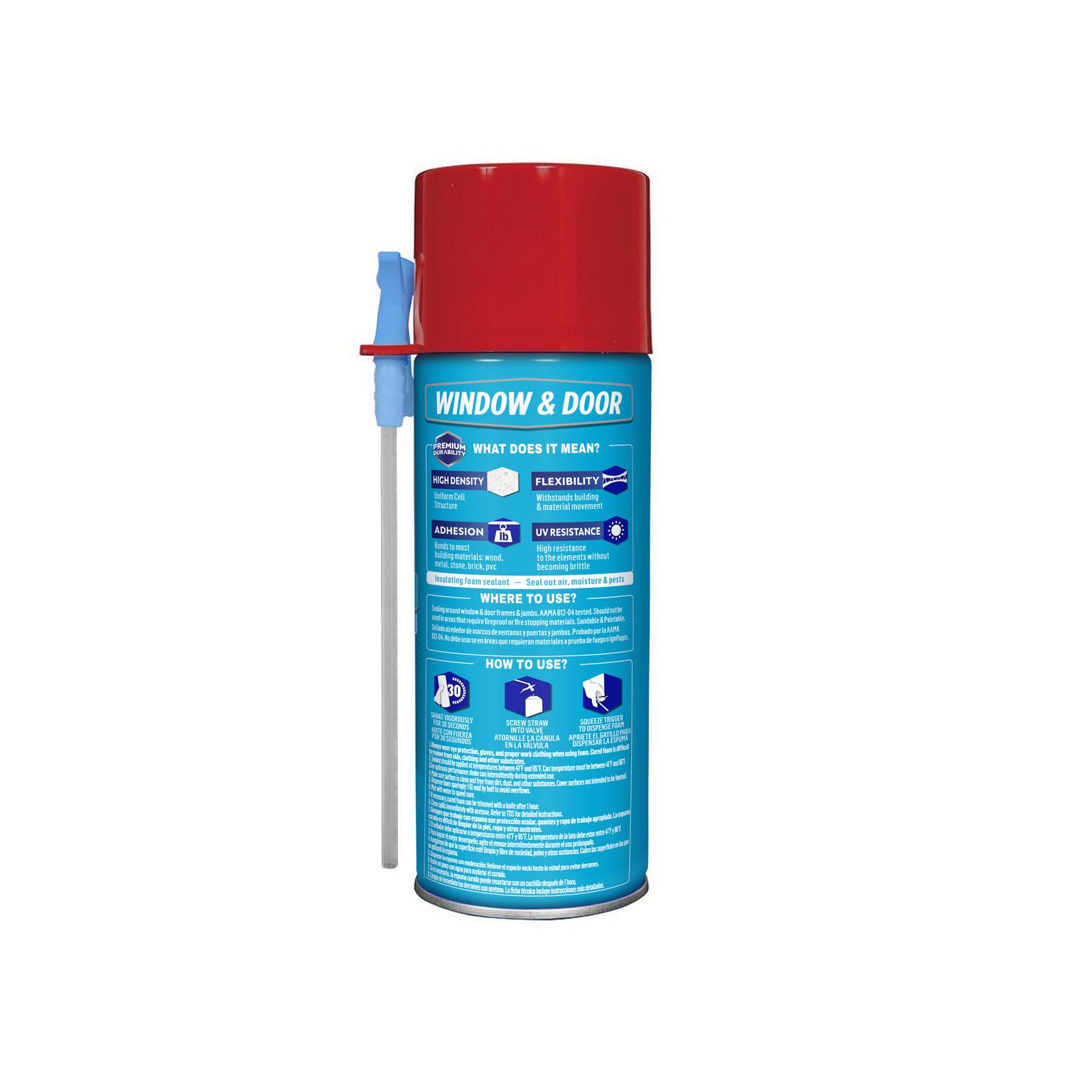 Loctite Tite Foam White Polyurethane Window and Door Foam Sealant 12 oz