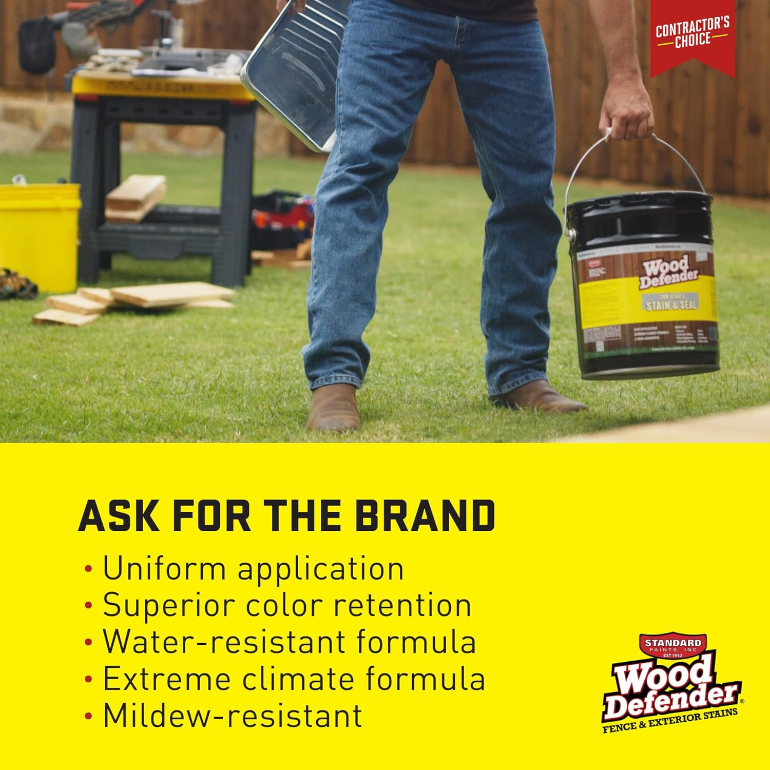 Wood Defender 200 Series Cedar Tone Semi-Transparent Stain & Sealer gallon