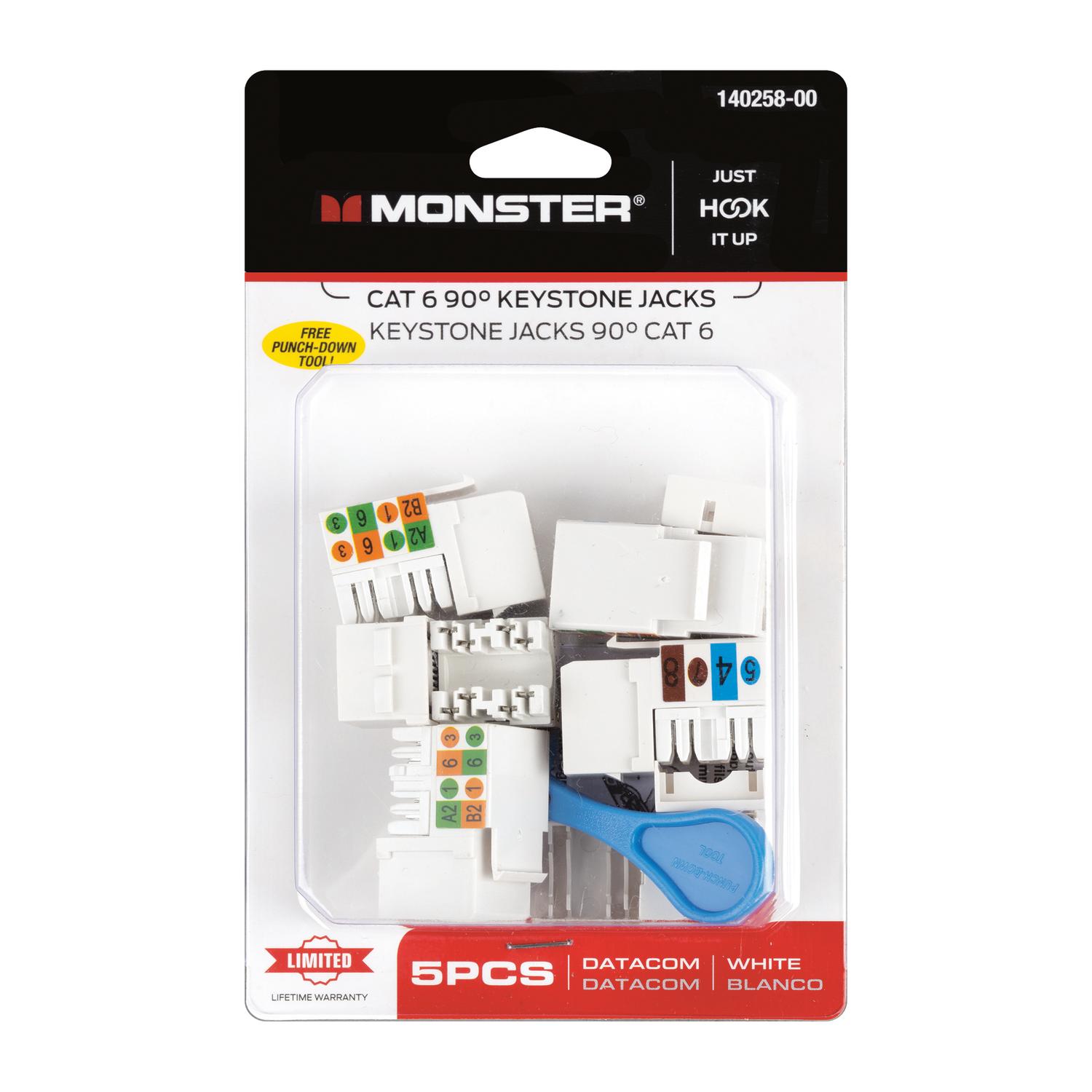 Monster Just Hook It Up Adapter 5 pk