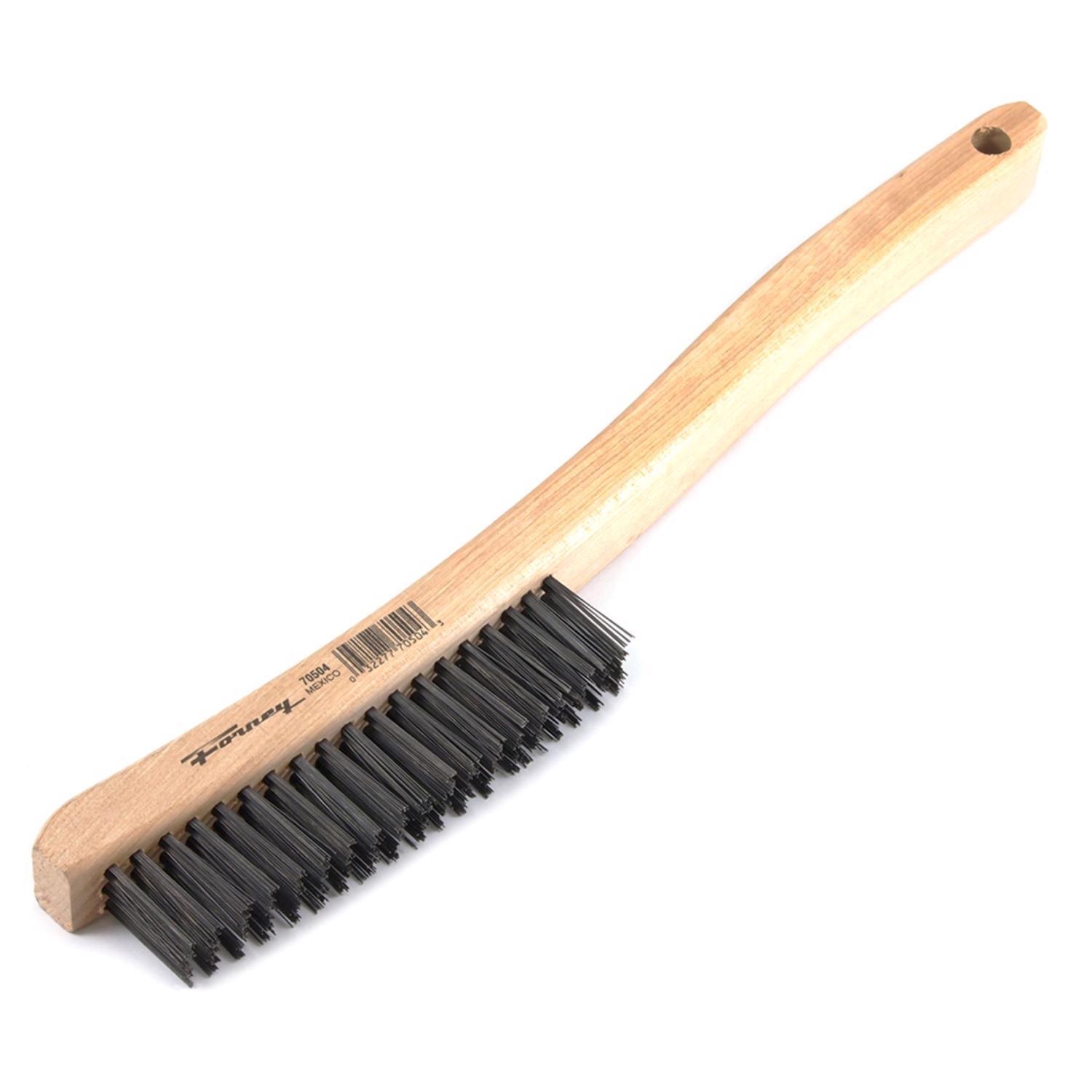 Forney 13-3/4 in. L X 2.25 in. W Scratch Brush Wood 1 pc