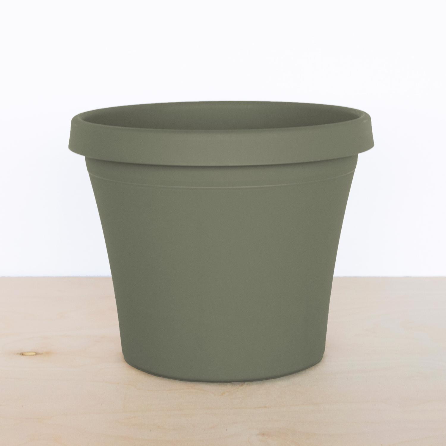 Bloem Terra 12.75 in. H X 15 in. W Resin Traditional Planter Living Green