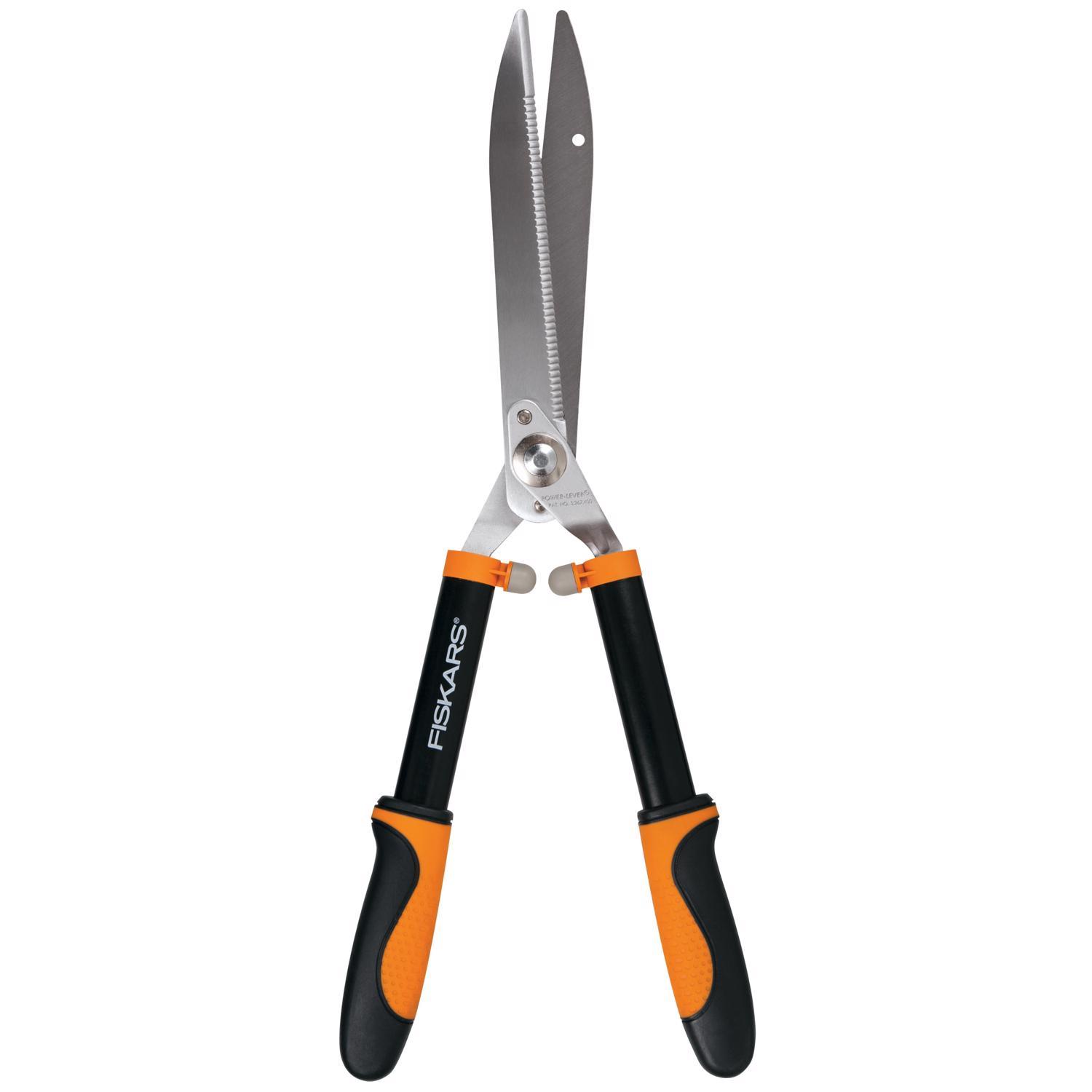 Fiskars 13 in. Steel Serrated Hedge Shears
