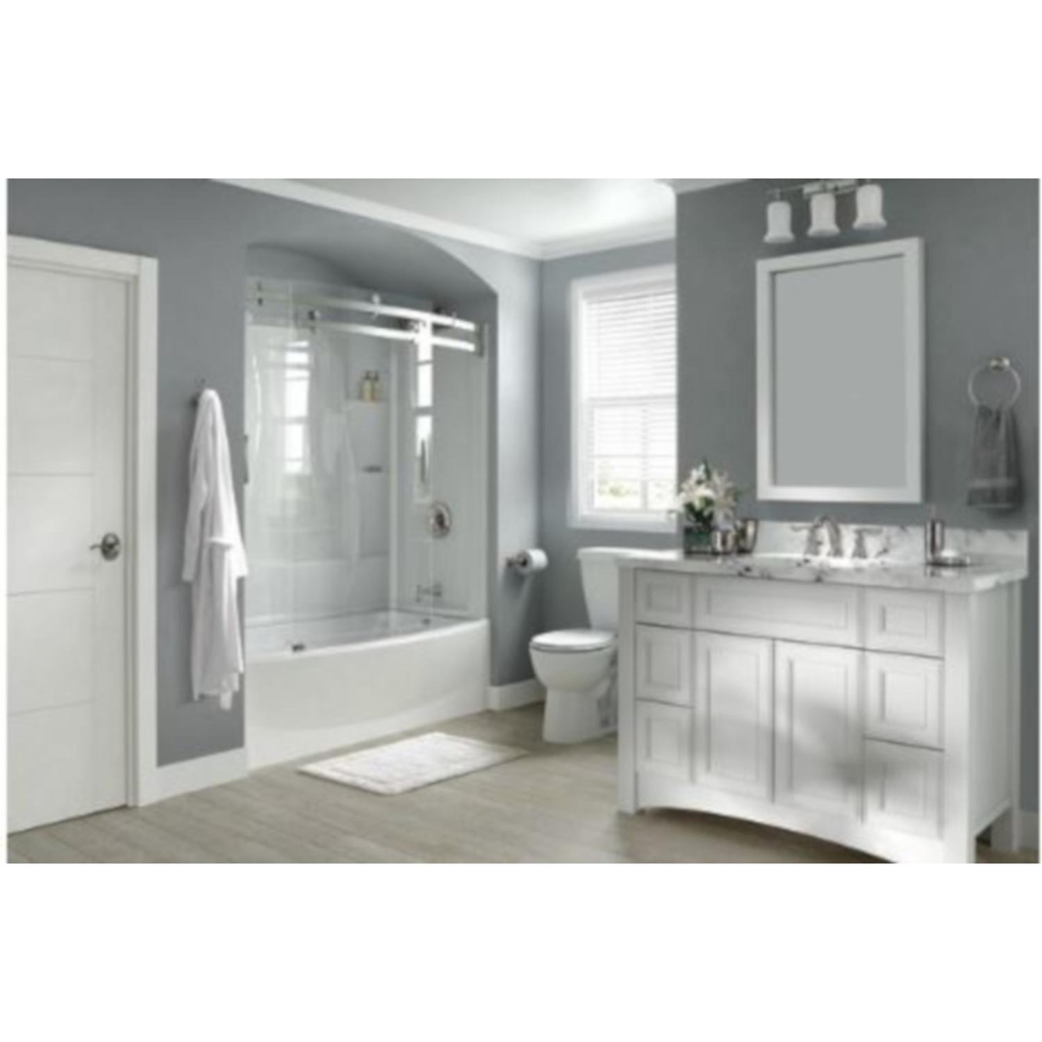 Delta Classic 400 60 in. H X 30 in. L Clear Shower Door