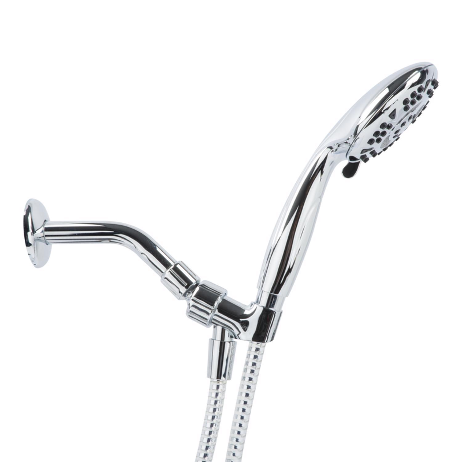 OakBrook Chrome PVC 5 settings Handheld Showerhead 1.8 gpm