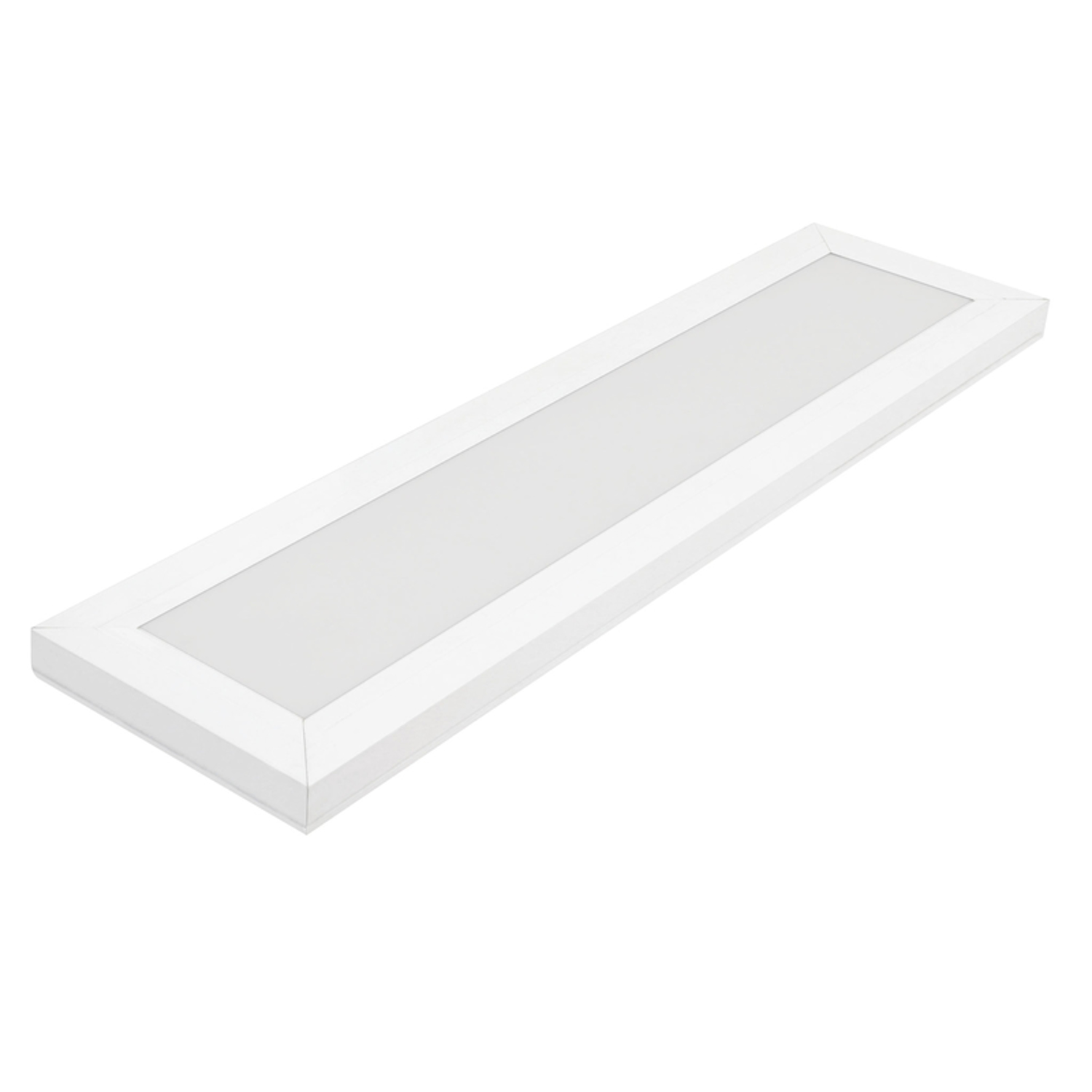 Feit Electric 0.9 in. H X 6 in. W X 24 in. L White LED Flat Panel Light Fixture
