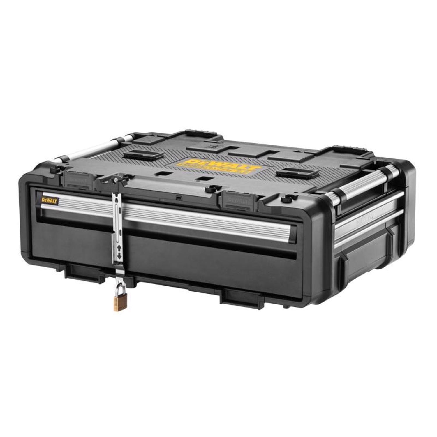 DEWALT ToughSystem 2.0 DXL 30 in. Single Deep Drawer Tool Box 2633.4 cu in Black/Yellow