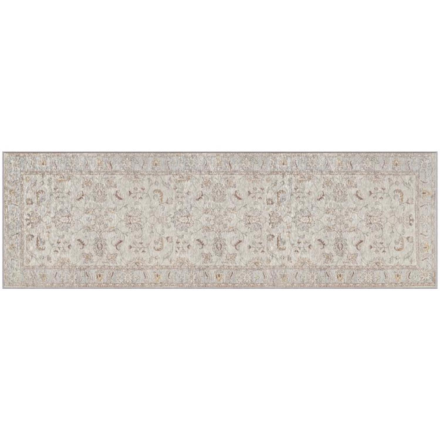 Gel Pro NeverMove 24 in. W X 76 in. L Beige Jordan Oatmeal Polyester Runner Rug