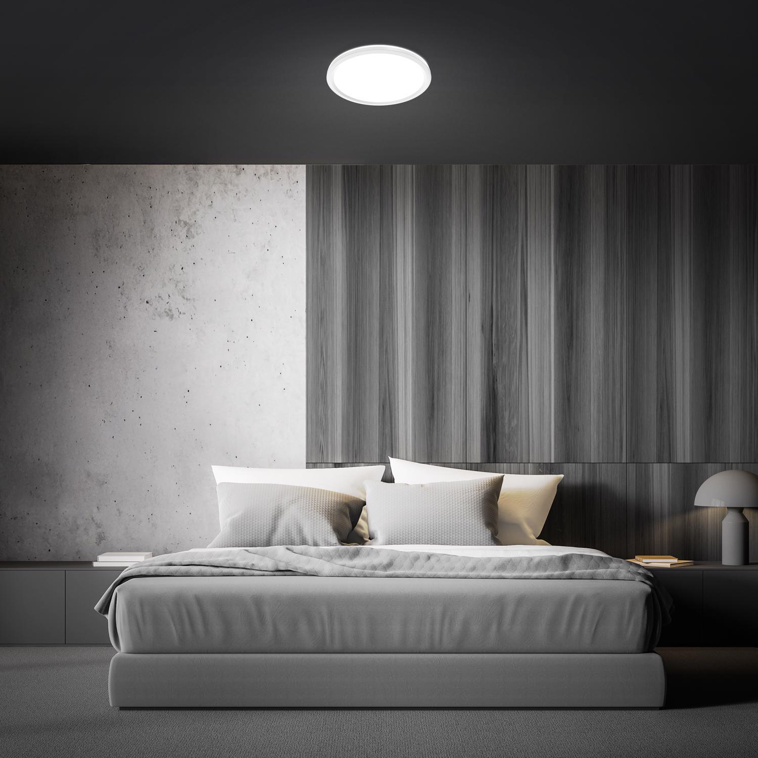 Feit 3 in. H X 11 in. W X 11 in. L Matte Black Black Ceiling Fixture