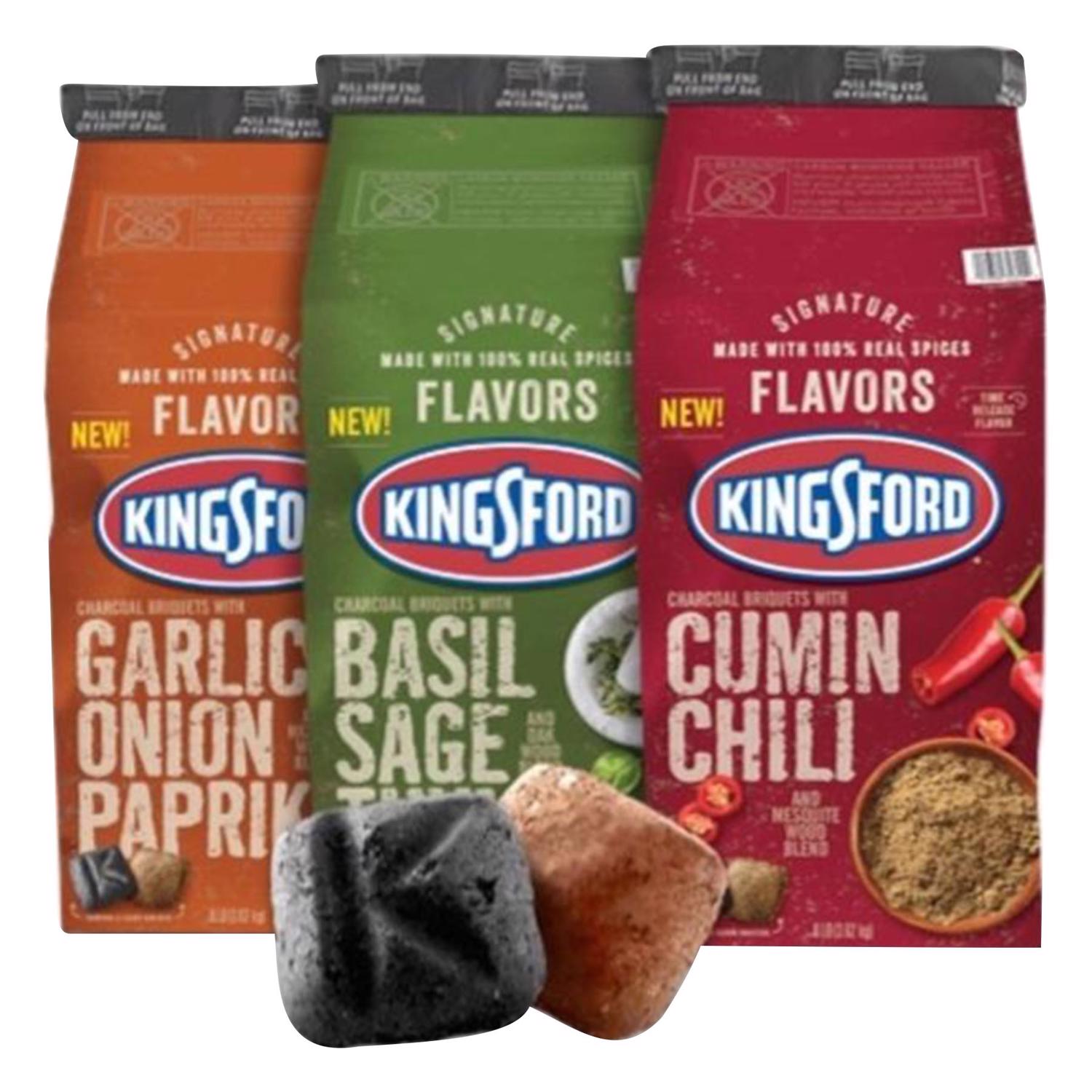 Kingsford Signature Flavors All Natural Garlic Onion Paprika Charcoal