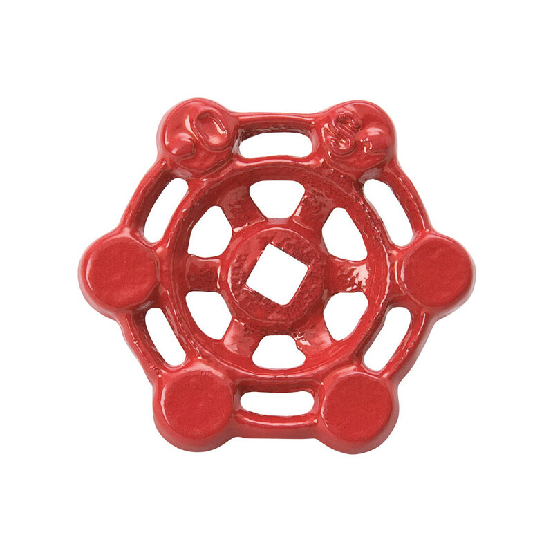 B & K 1 in. FPT Red Wheel Handle