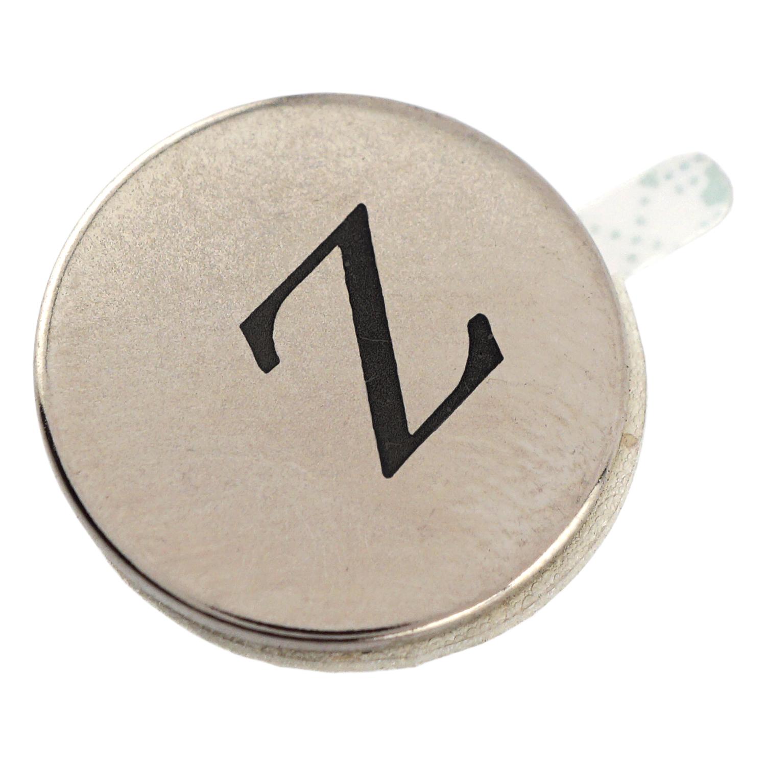 Magnet Source 0.75 in. L X 0.75 in. W Silver Disc Magnets with Adhesive 3.91 lb. pull 5 pc
